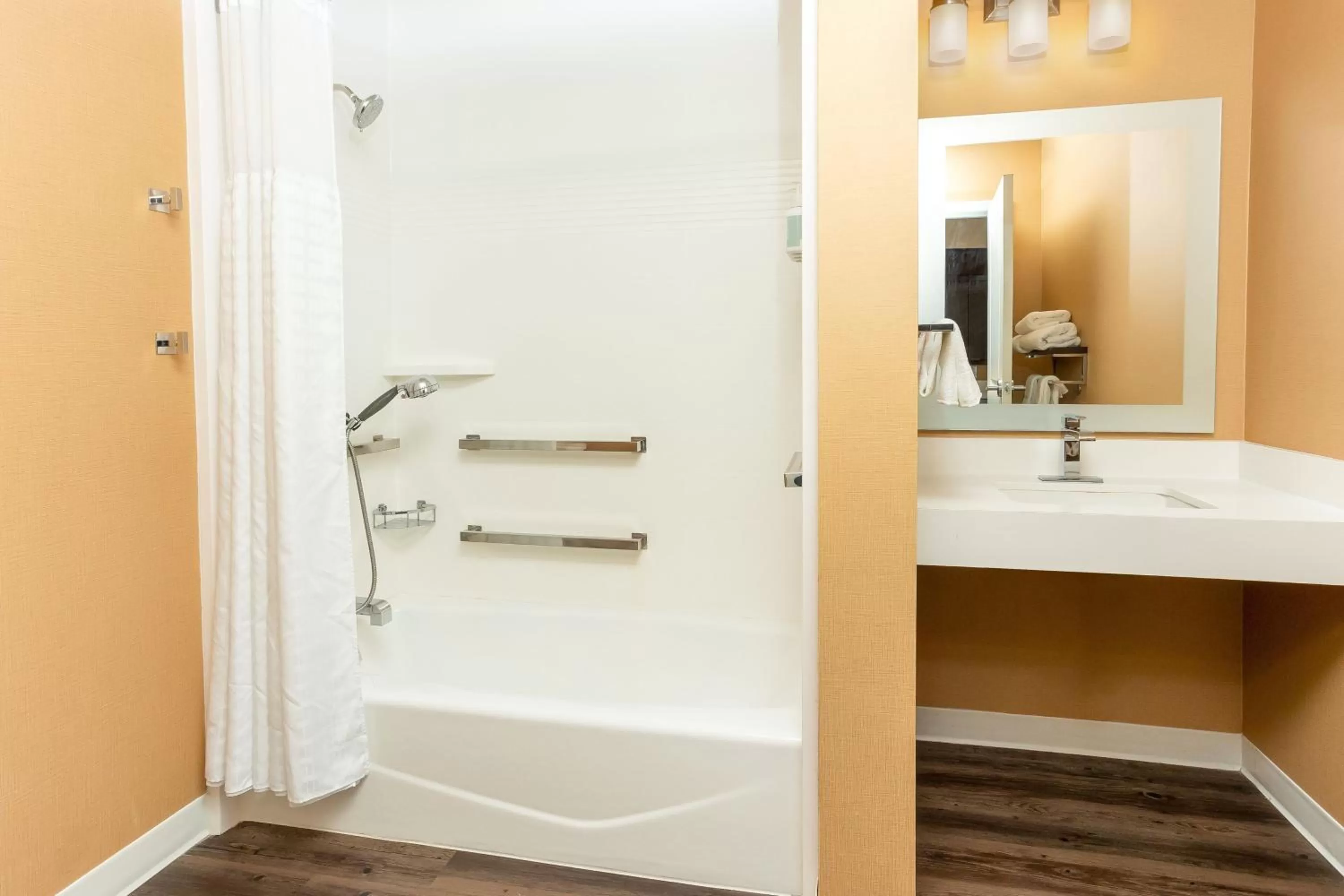 Bathroom in TownePlace Suites By Marriott Las Vegas Stadium District