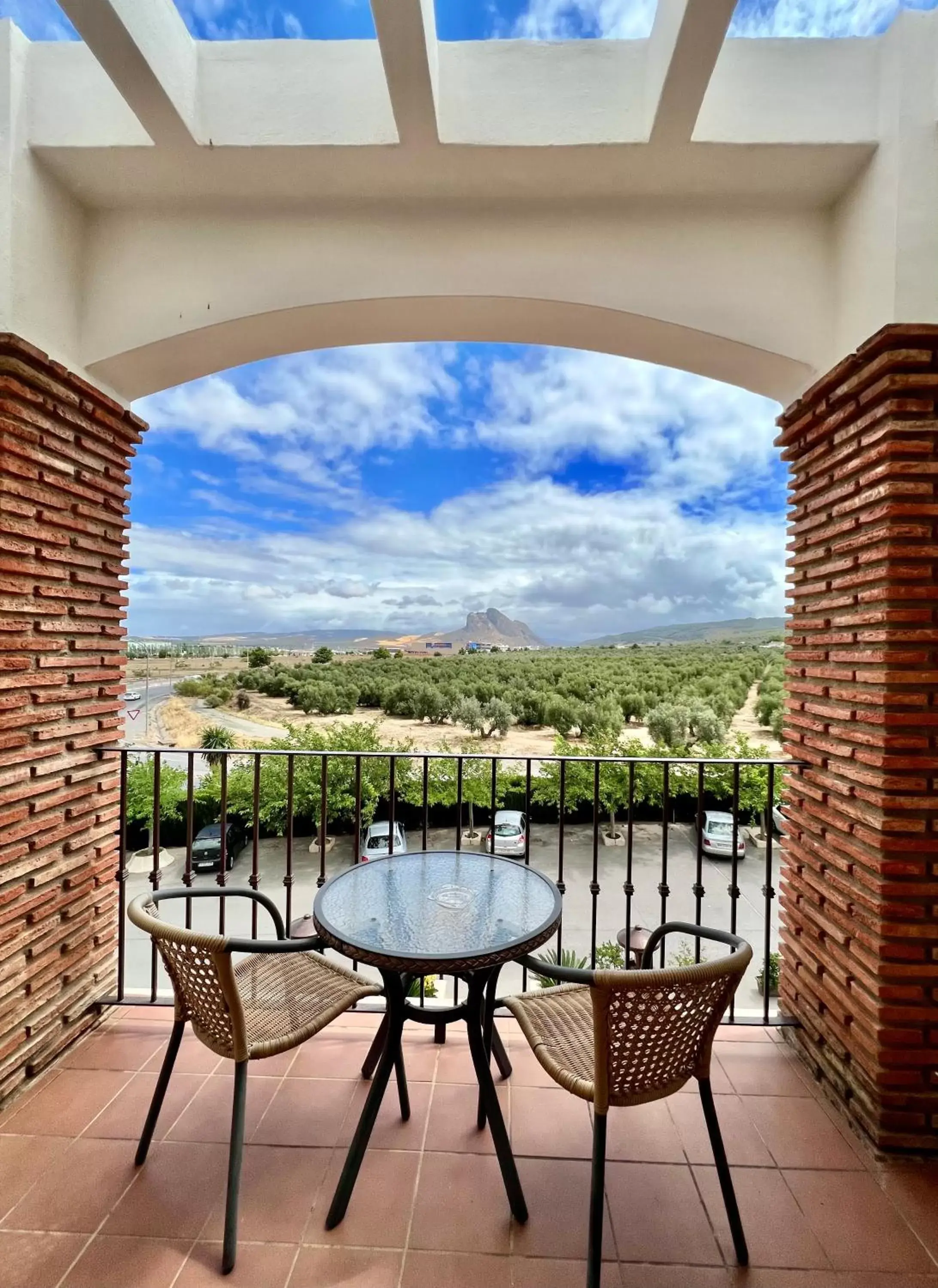 View (from property/room), Balcony/Terrace in Los Dólmenes