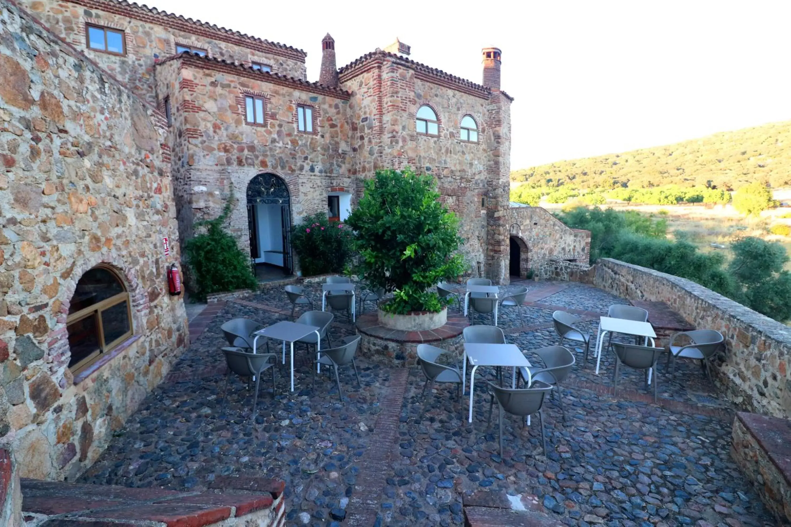 Balcony/Terrace in Hotel Monasterio de Rocamador