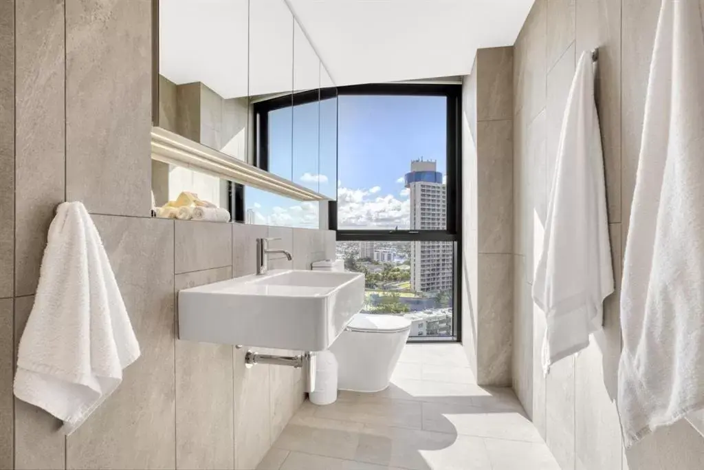 Bathroom in Vue Broadbeach