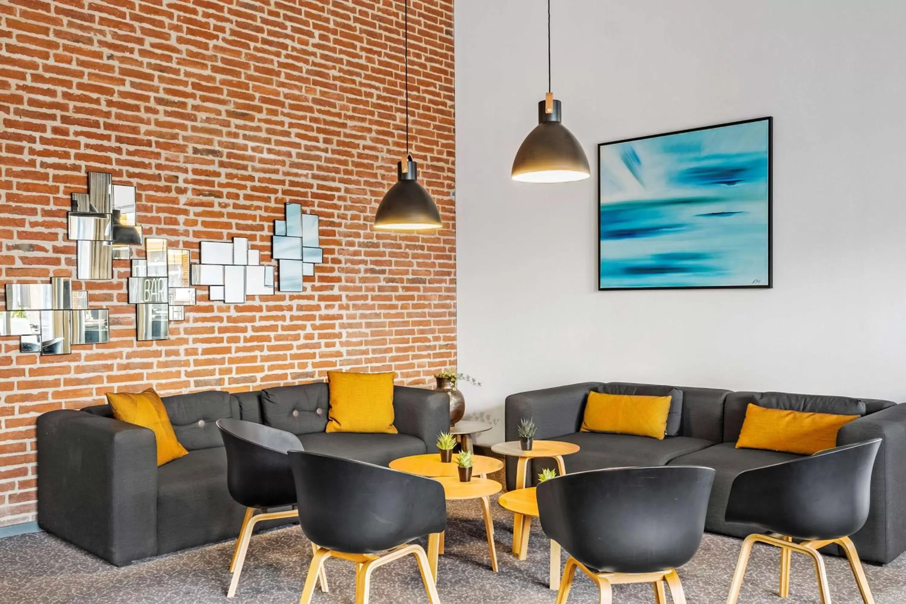 Lounge or bar in Hotel Sonderborg Strand Lounge or bar in Hotel Sonderborg Strand