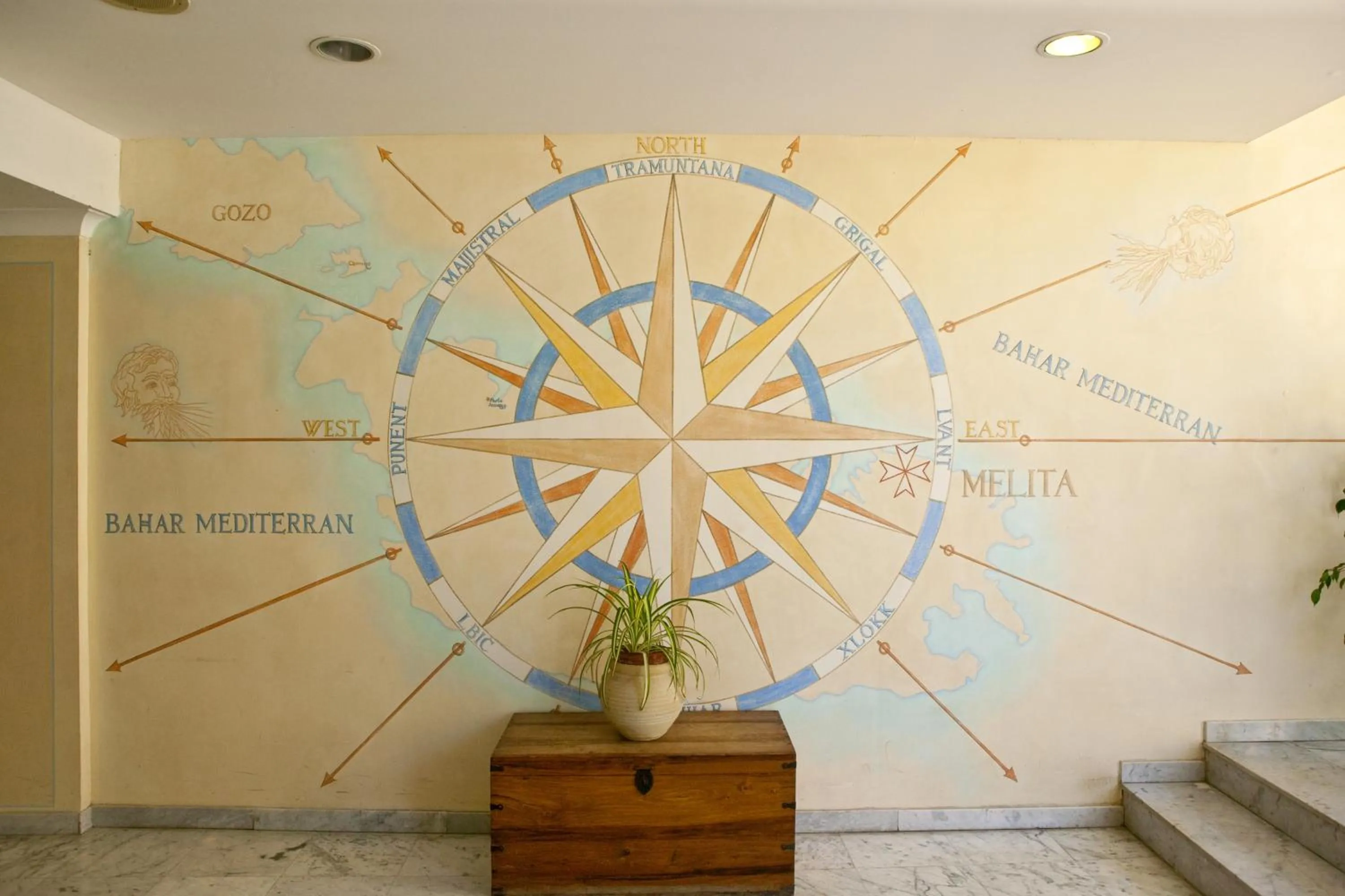 Decorative detail in Porto Azzurro Aparthotel