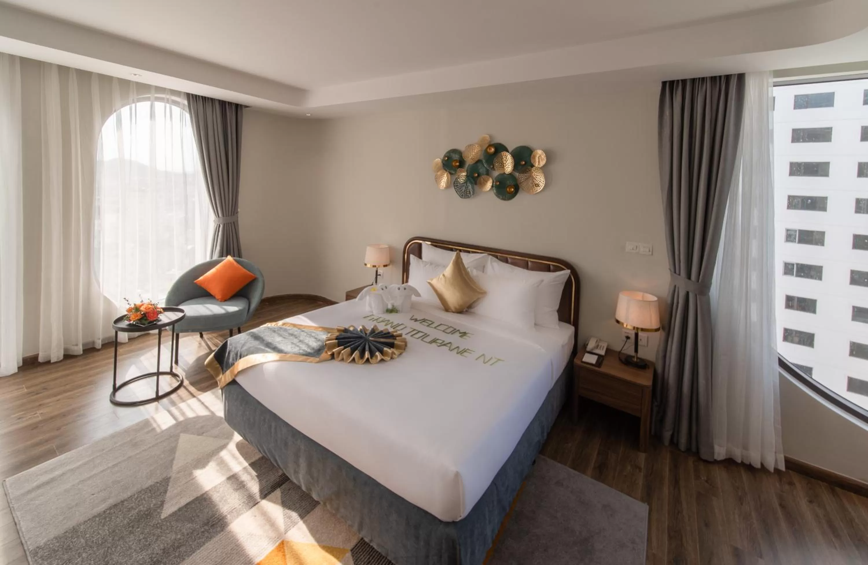 Bed in Grand Tourane Nha Trang Hotel