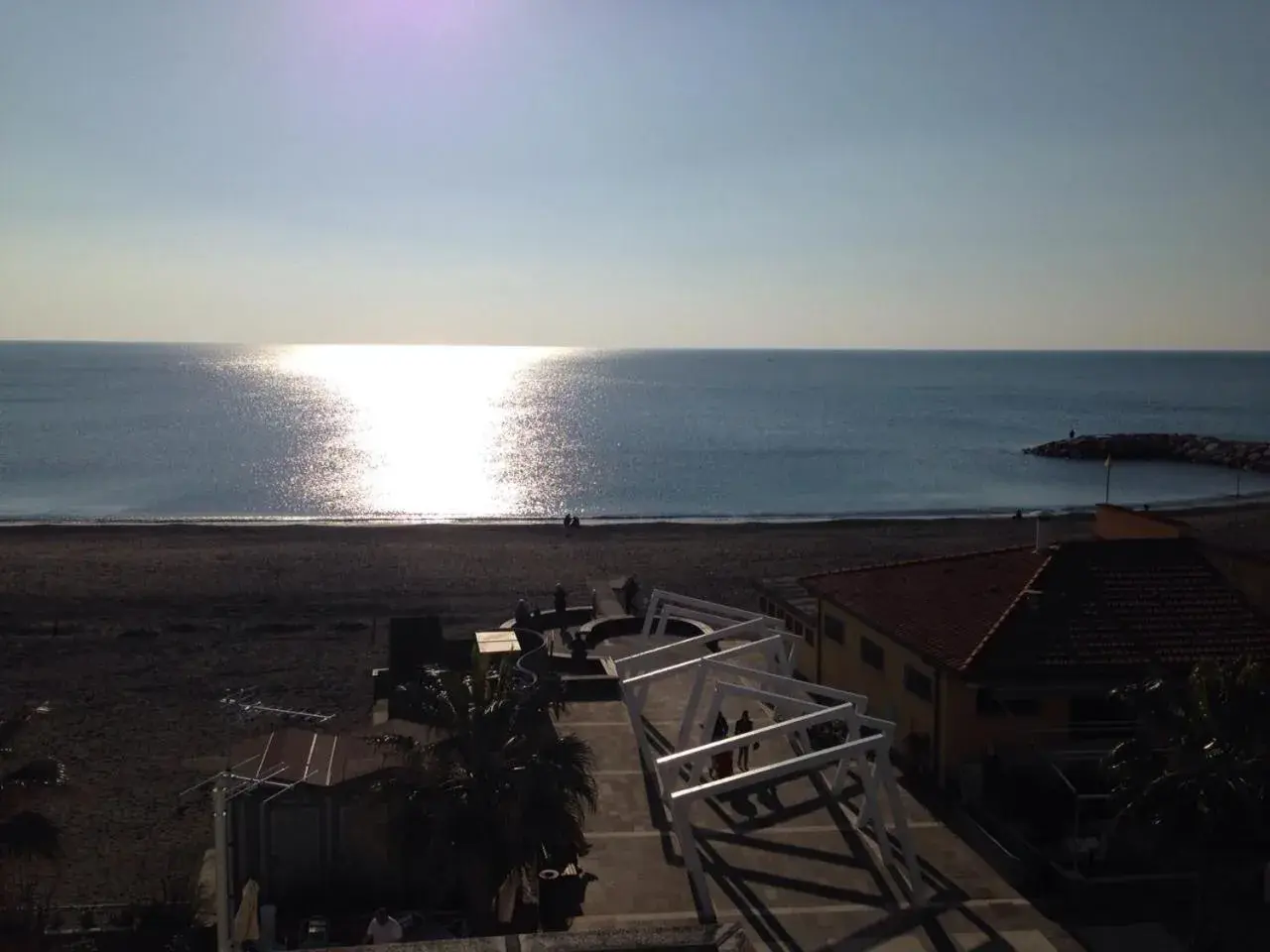 Solarium, Sea View in Albergo La Lampara