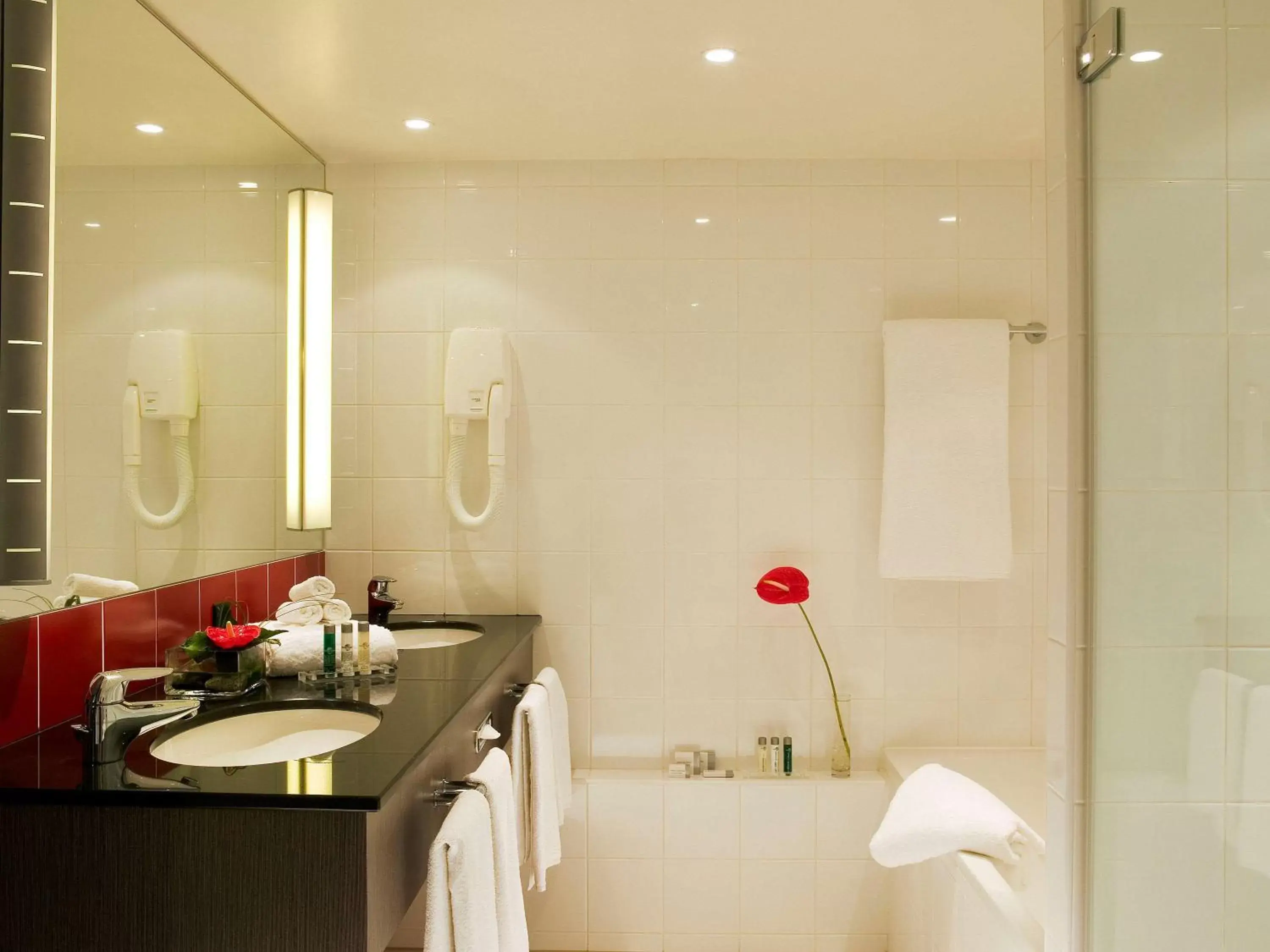 Photo of the whole room, Bathroom in Novotel Paris Roissy CDG Convention