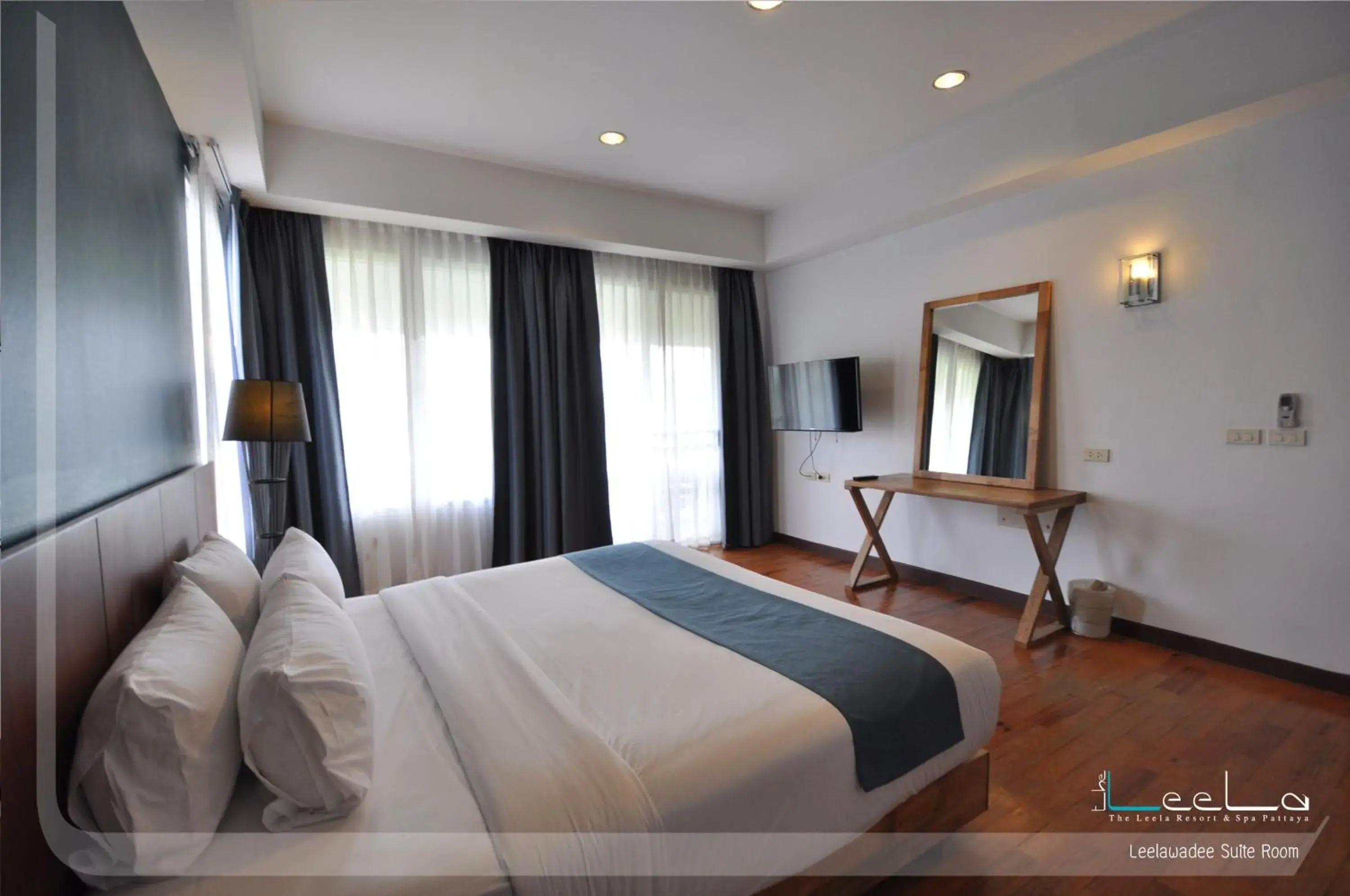 TV and multimedia, Bed in The Leela Resort & Spa Pattaya (SHA Extra Plus)