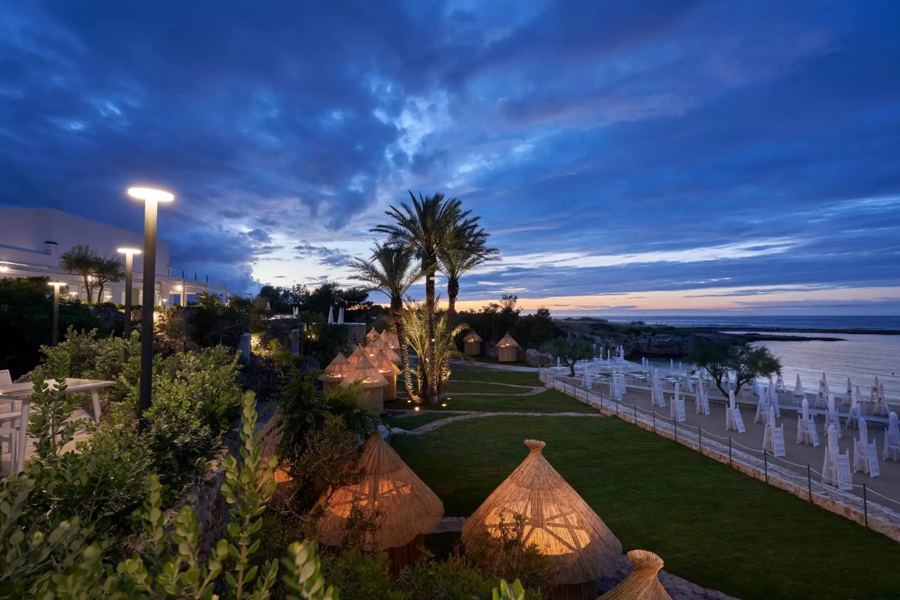 Garden view in Grotta Palazzese Beach Hotel