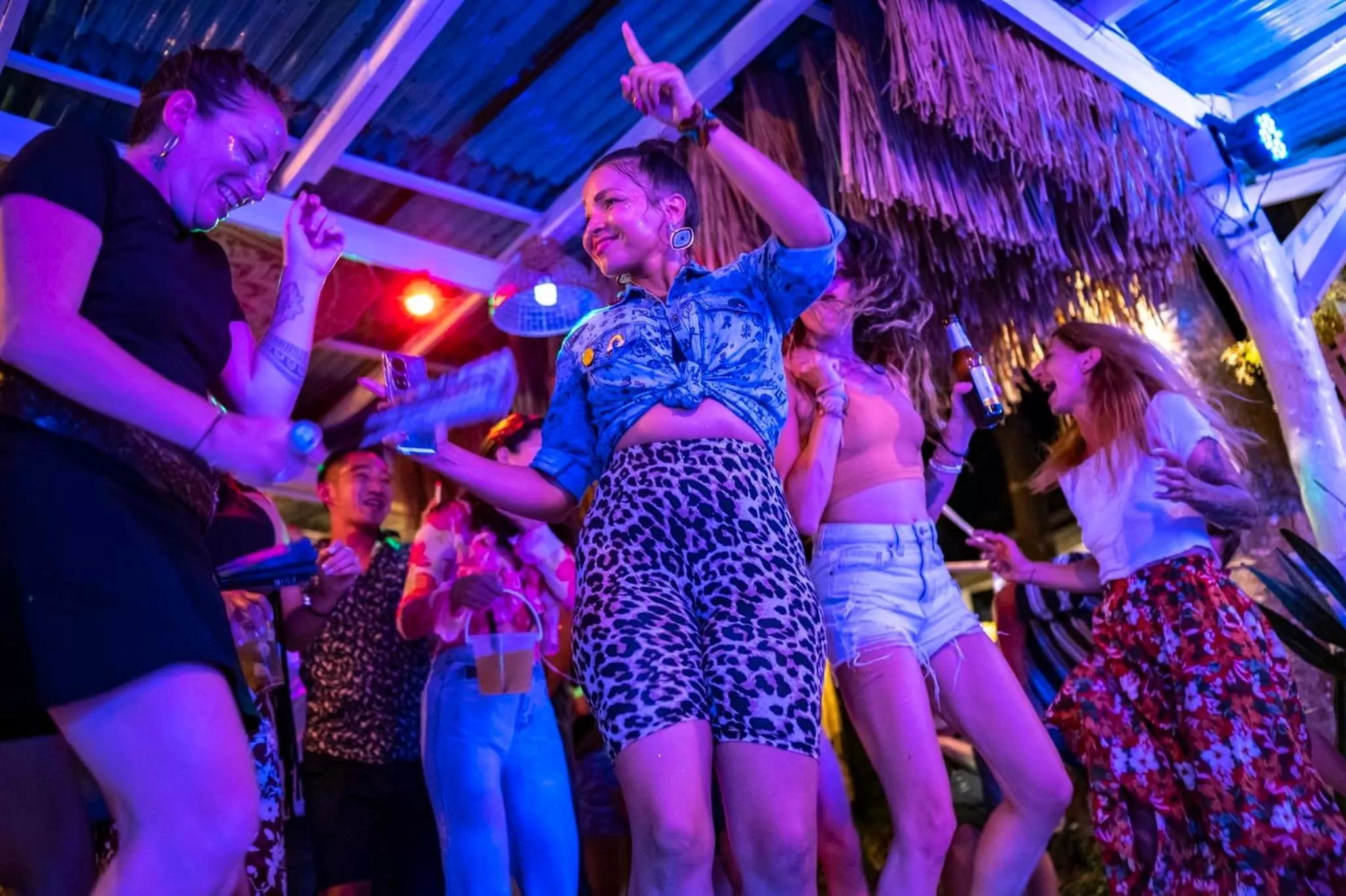 People in Indie Beach Bungalows