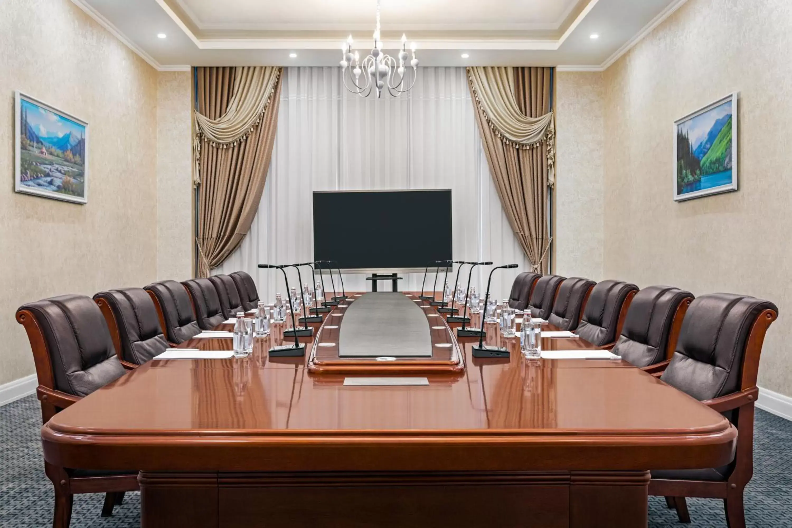 Meeting/conference room, Business Area/Conference Room in Ramada by Wyndham Shymkent