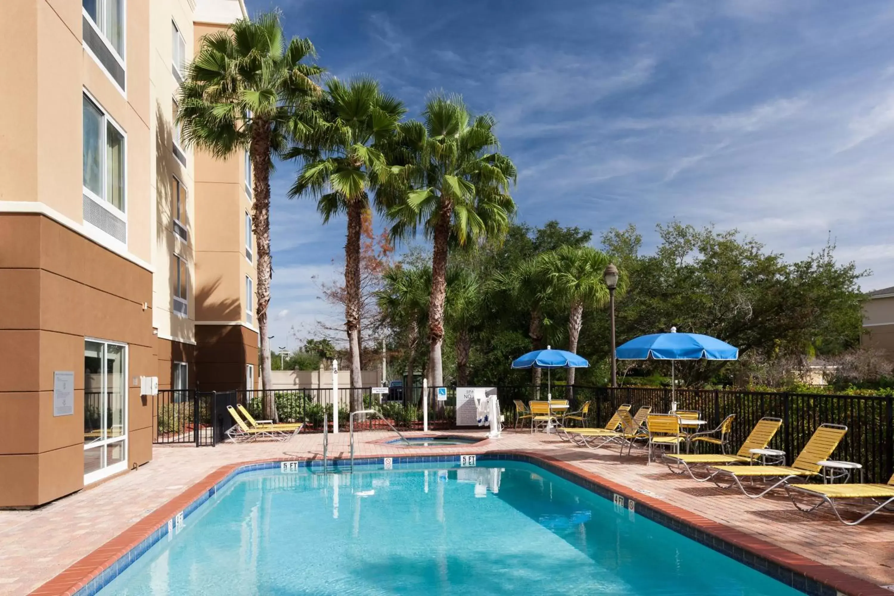 Swimming Pool in Fairfield Inn & Suites Jacksonville Butler Boulevard