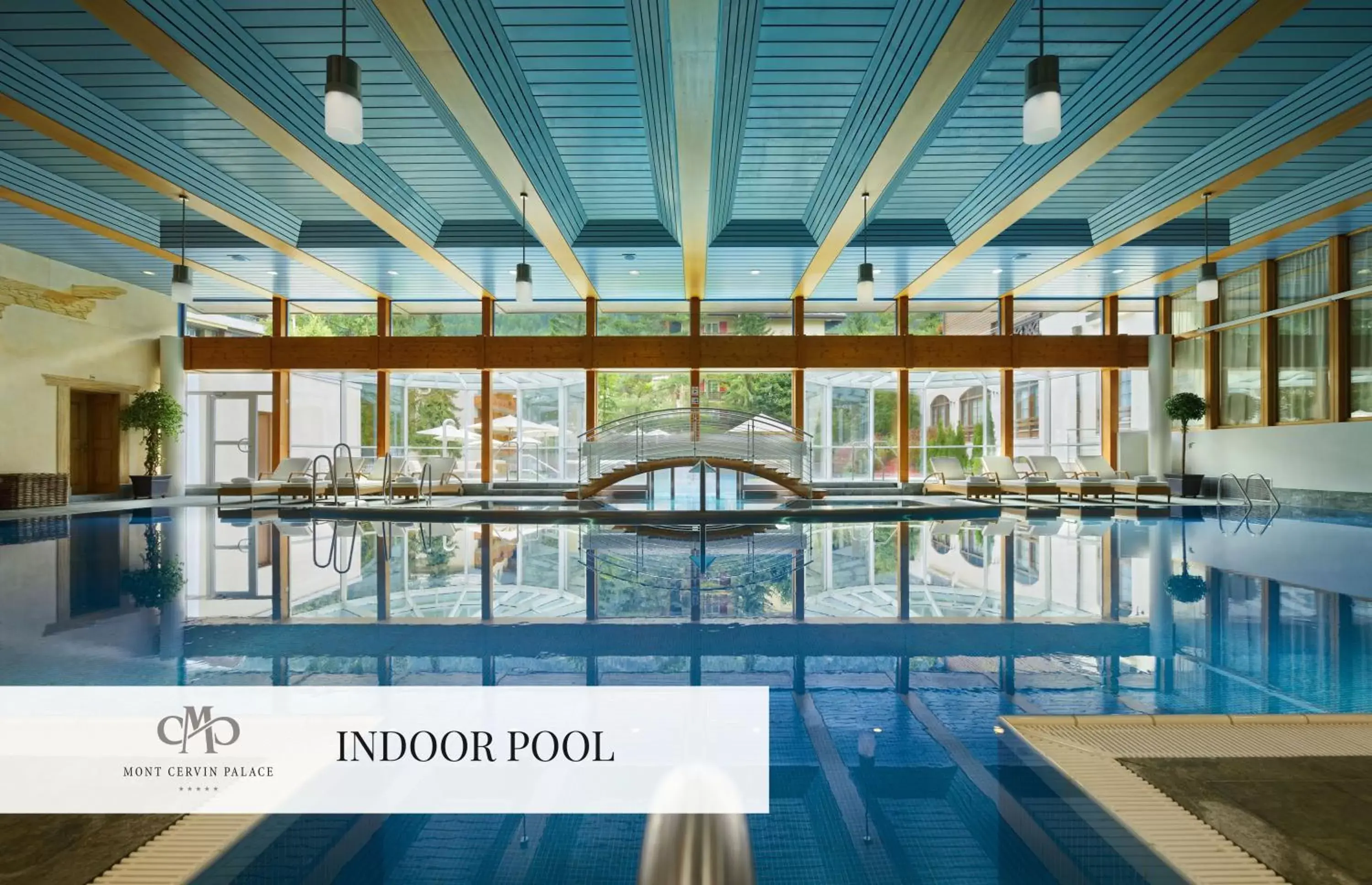 Swimming Pool in Mont Cervin Palace