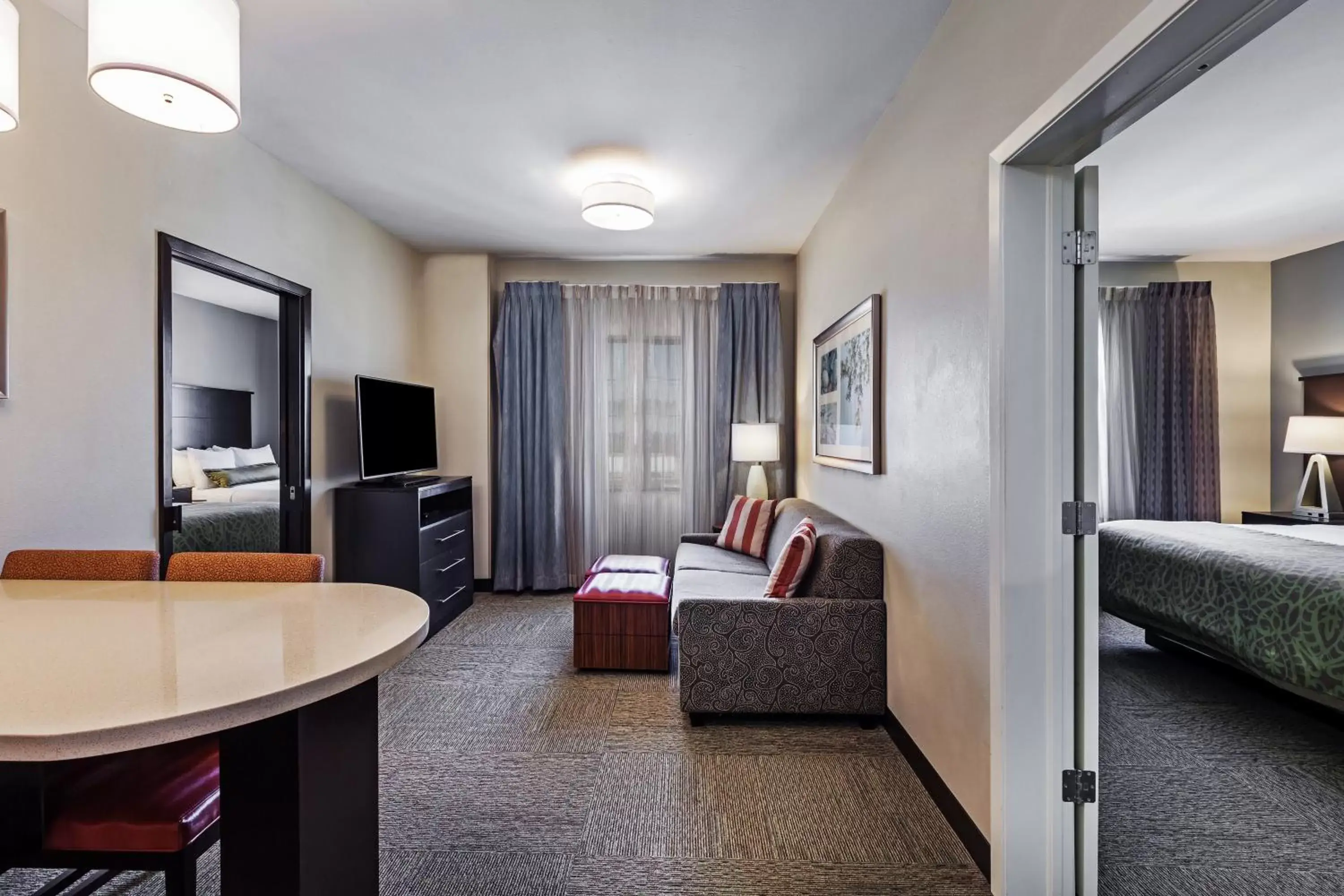 Photo of the whole room, TV/Entertainment Center in Staybridge Suites Fort Worth Fossil Creek, an IHG Hotel