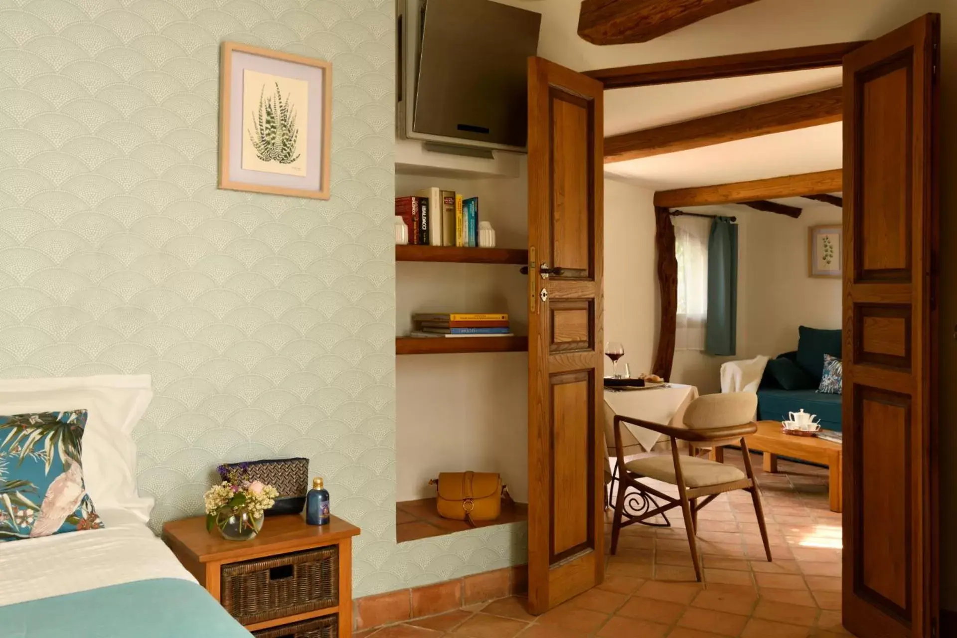 Bedroom, Seating Area in Lodge de Charme A Cheda
