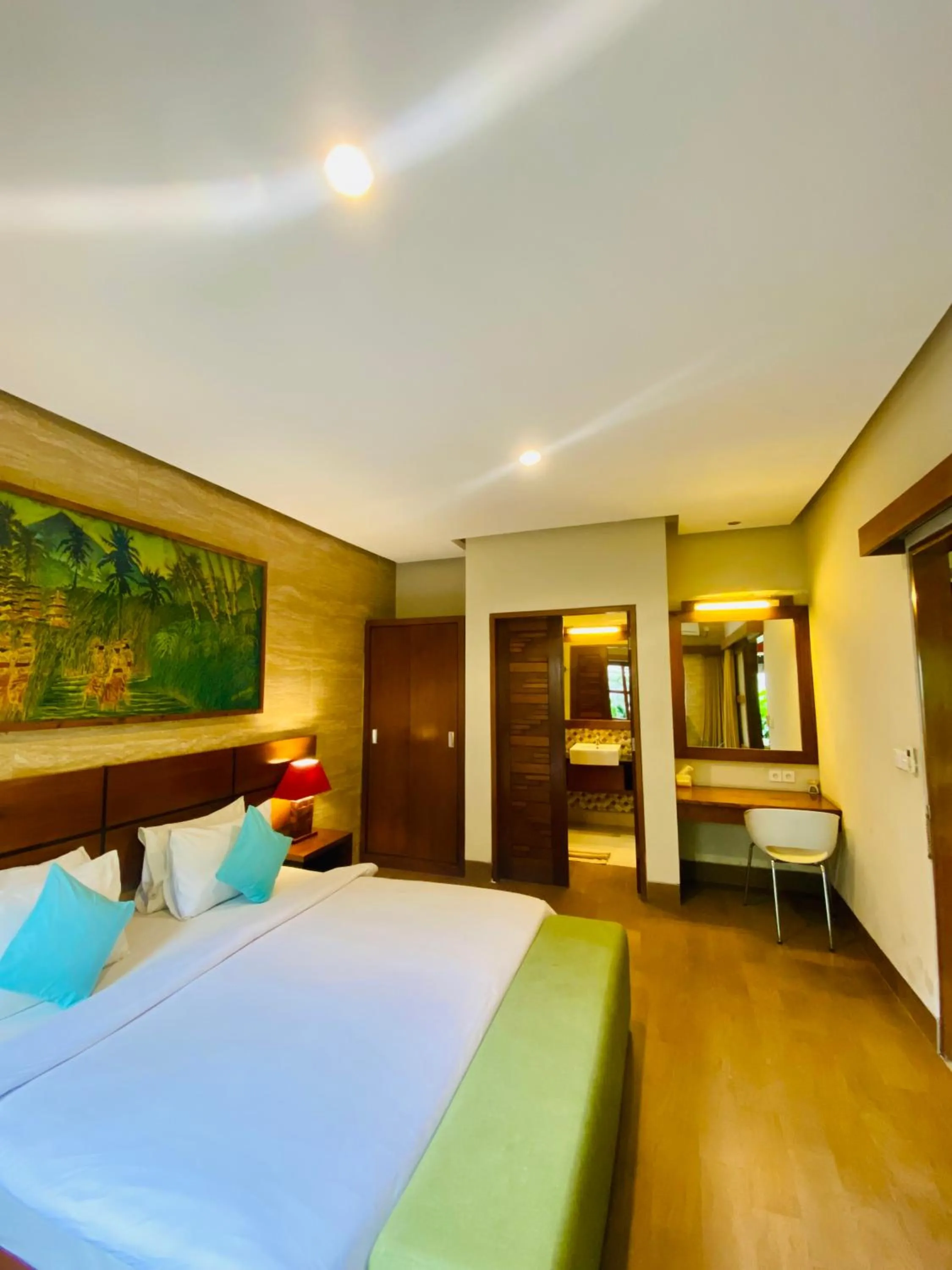 Bed in The Green Zhurga Suite Seminyak