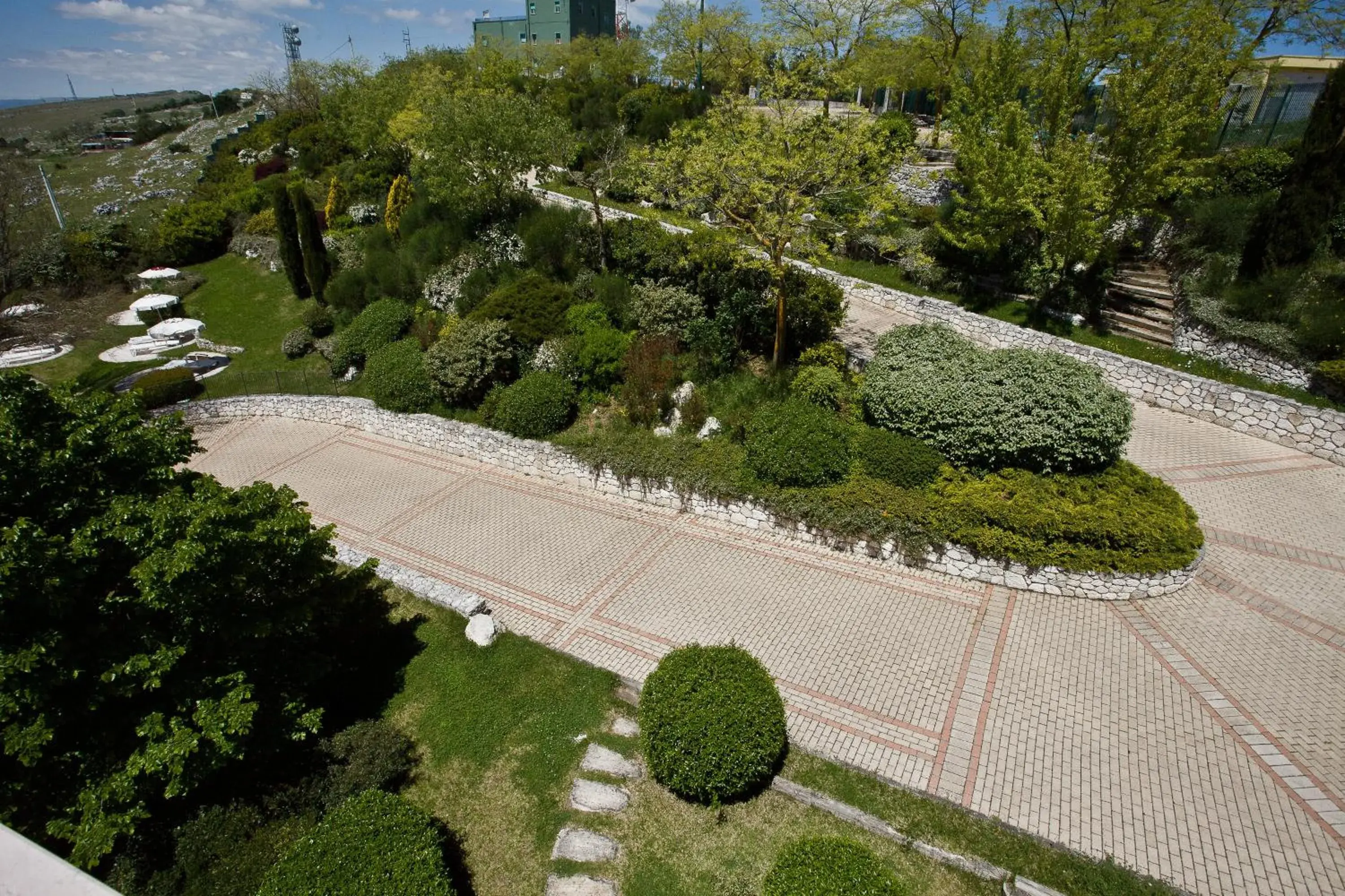 Garden, Bird's-eye View in Palace Hotel San Michele