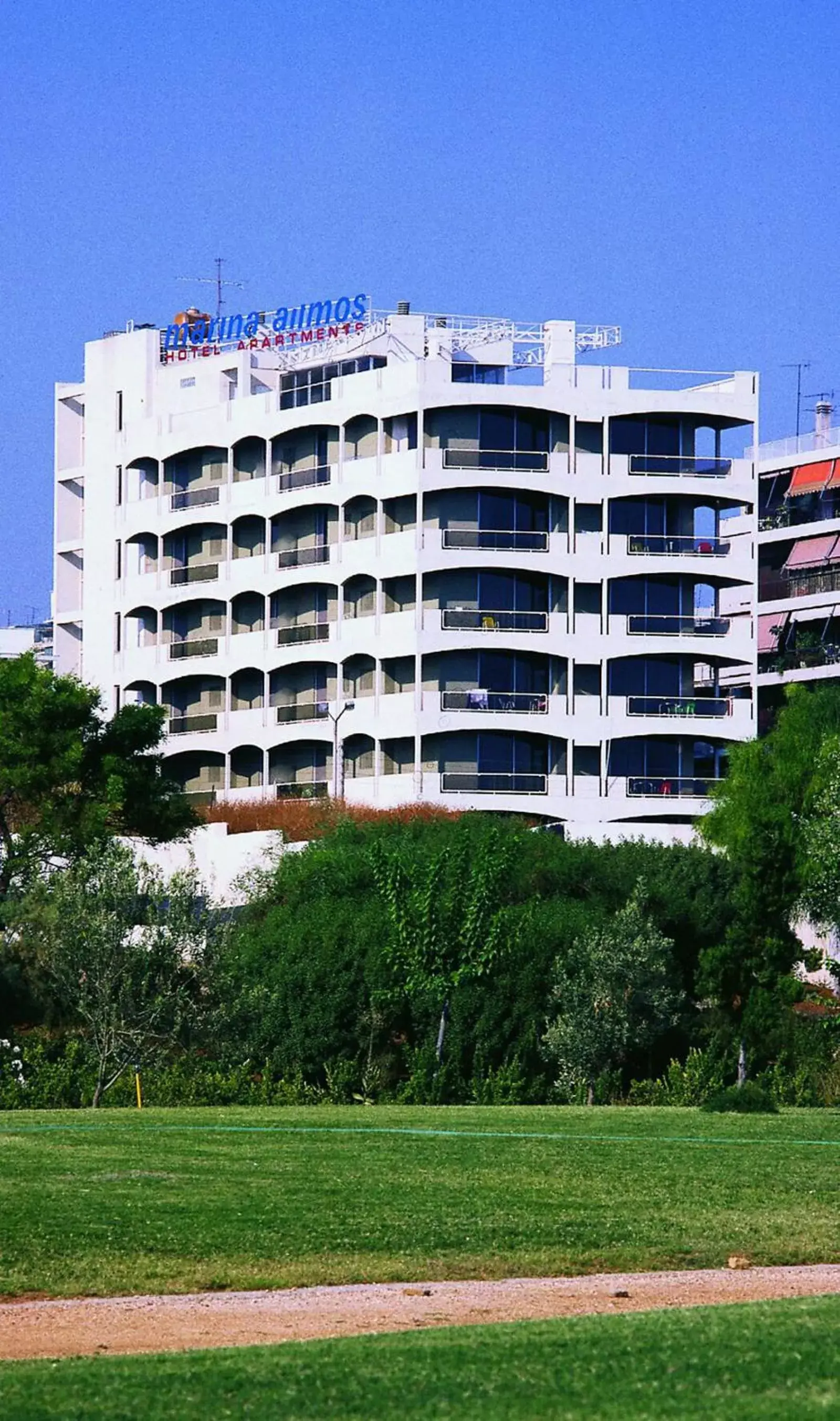 Facade/entrance, Property Building in Marina Alimos Hotel Apartments