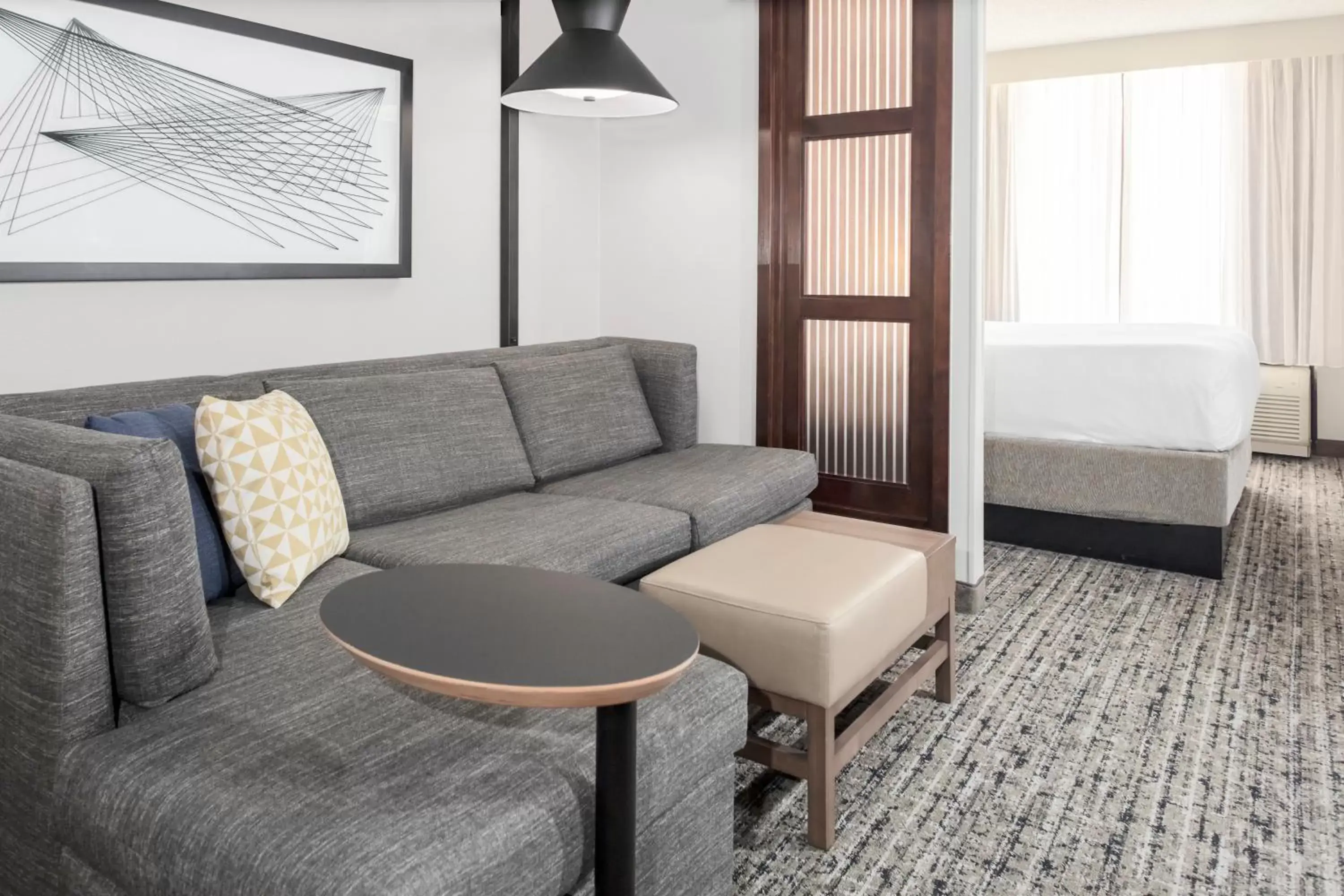 King Room with Sofa Bed and Roll-In Shower - Disability Access in Hyatt Place-Dallas/Arlington King Room with Sofa Bed and Roll-In Shower - Disability Access in Hyatt Place-Dallas/Arlington