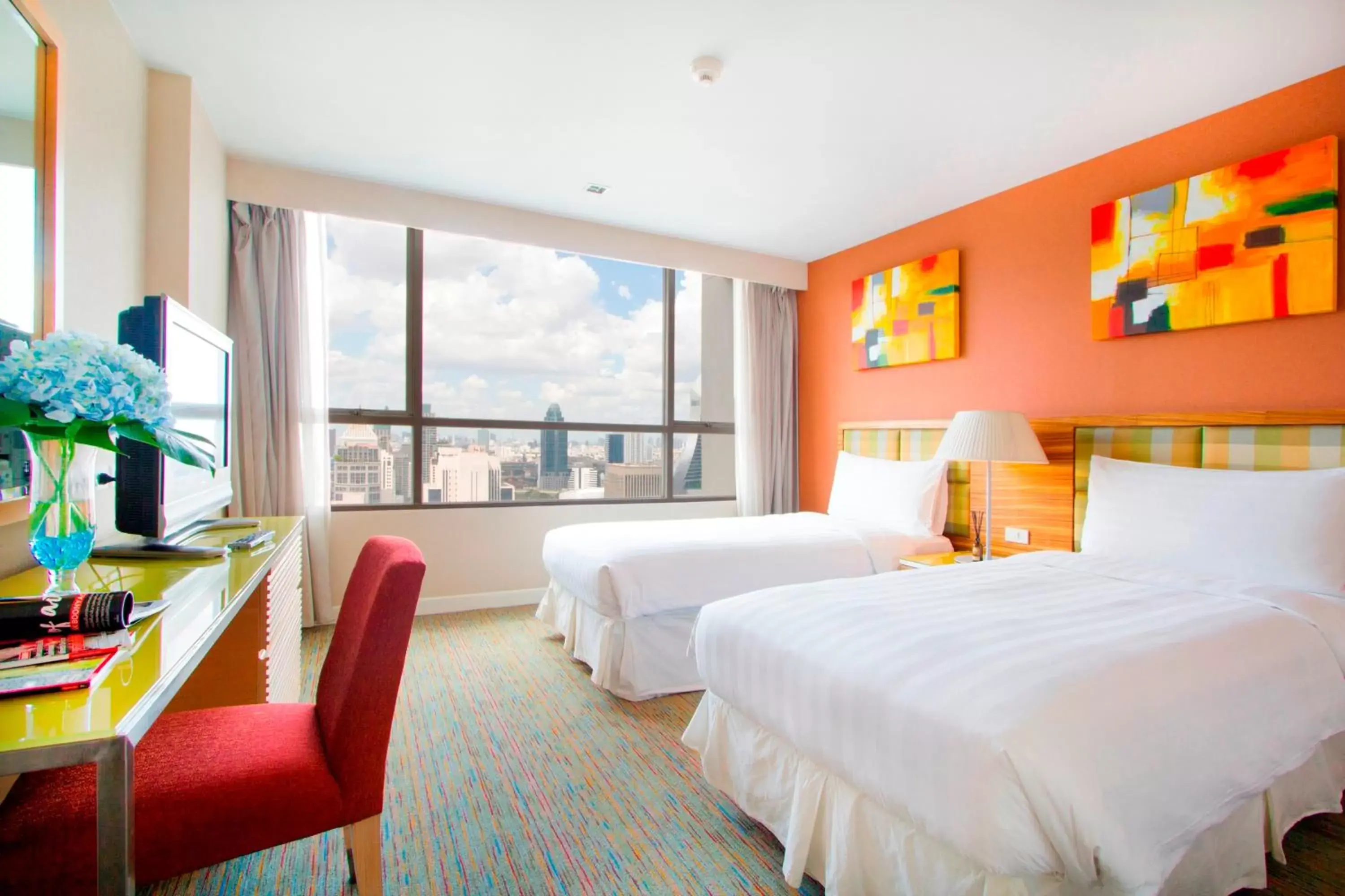 Bedroom in Urbana Langsuan Hotel - SHA Extra Plus