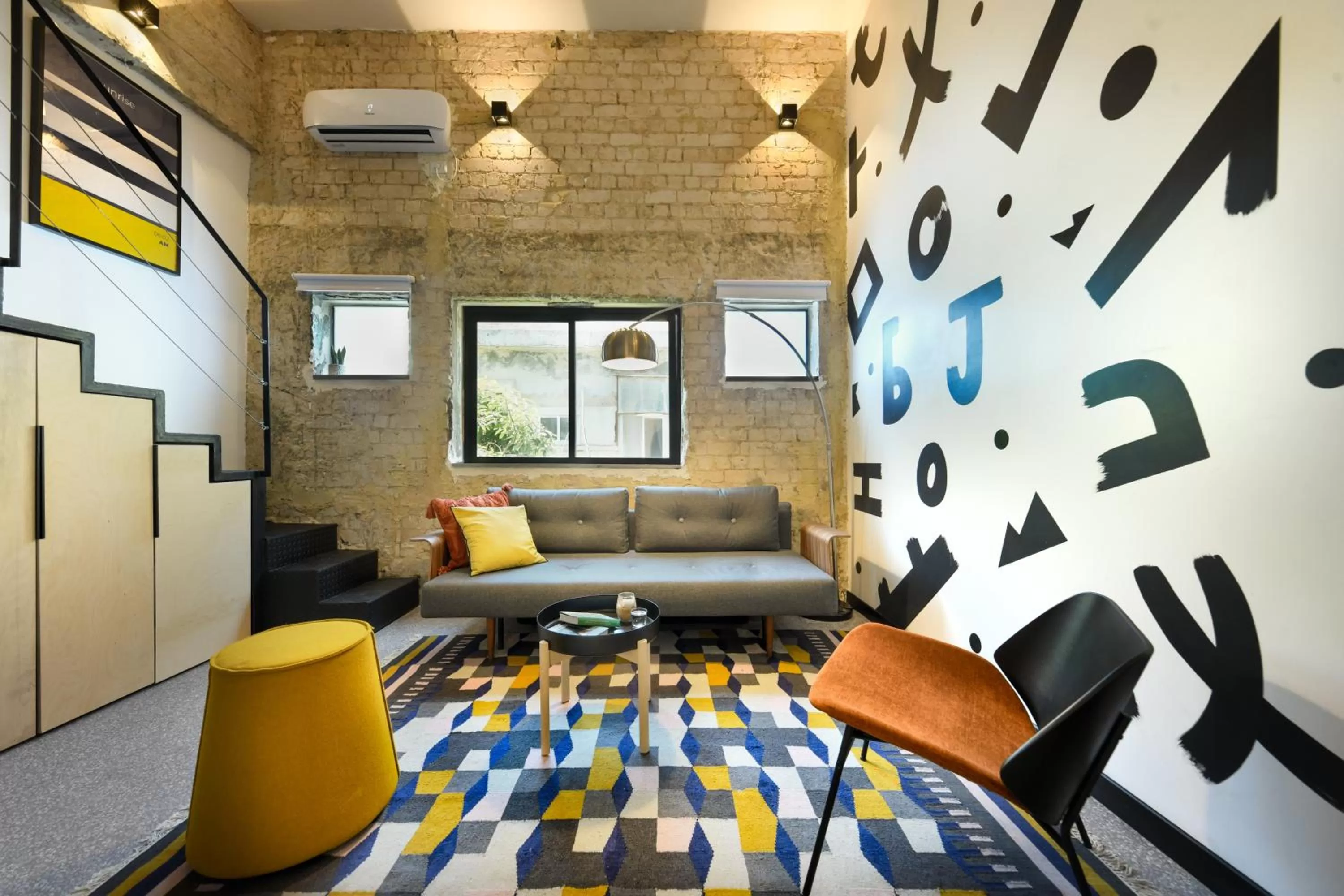 Living room in Pixel Dizengoff Square - Hotel & Spa