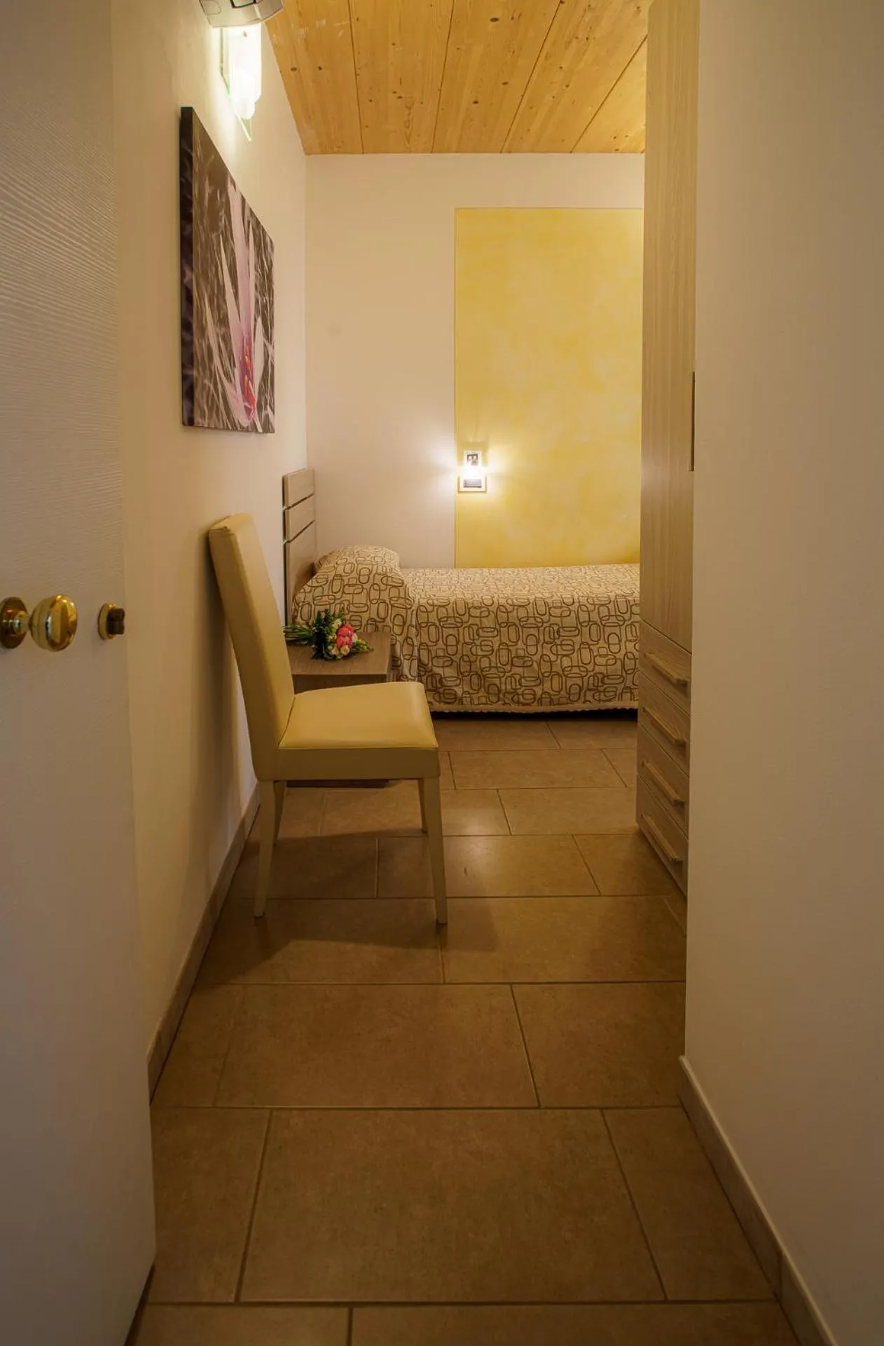 Bed in Albergo La Lampara