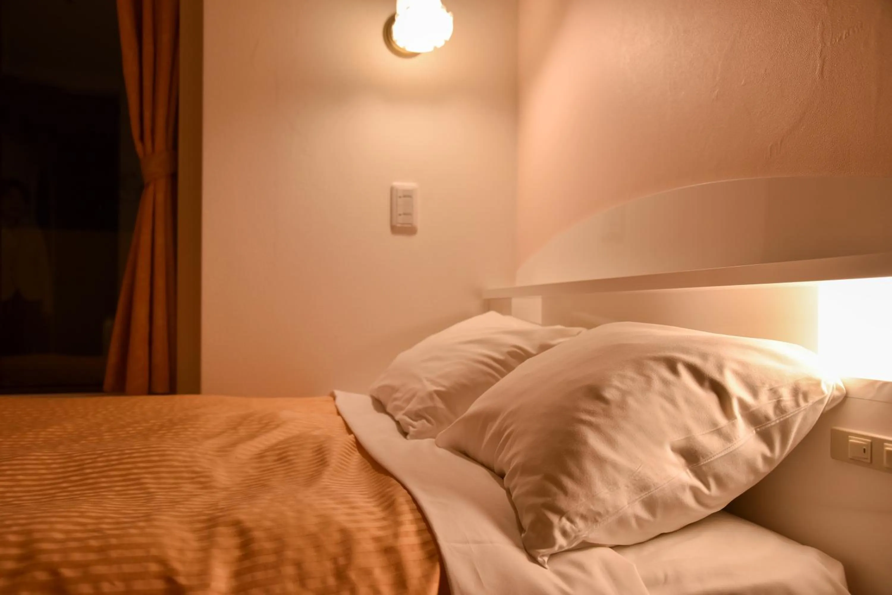 Bed in Kobe Sannomiya Union Hotel