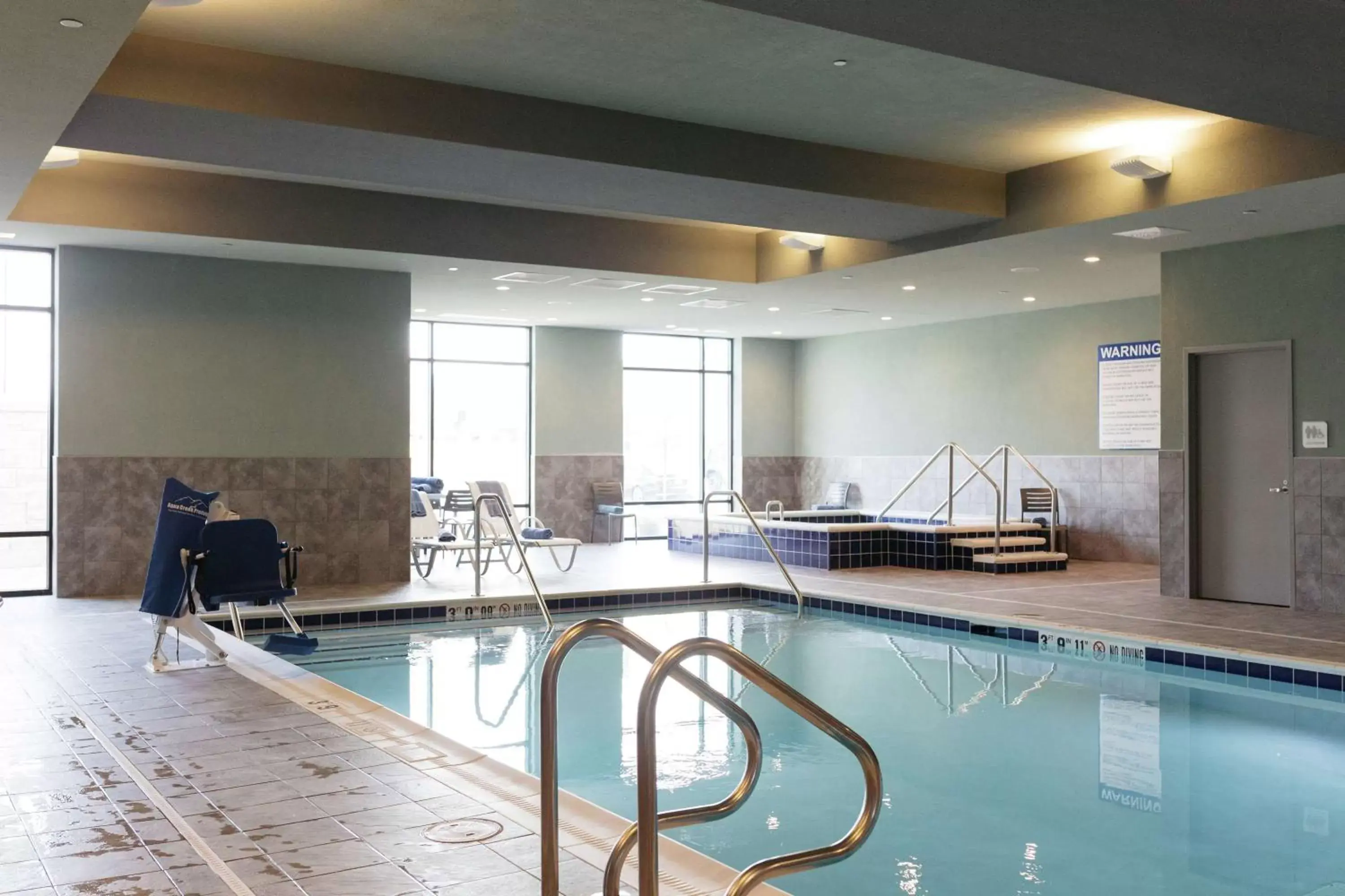 Pool view, Swimming Pool in Hilton Garden Inn Madison Sun Prairie
