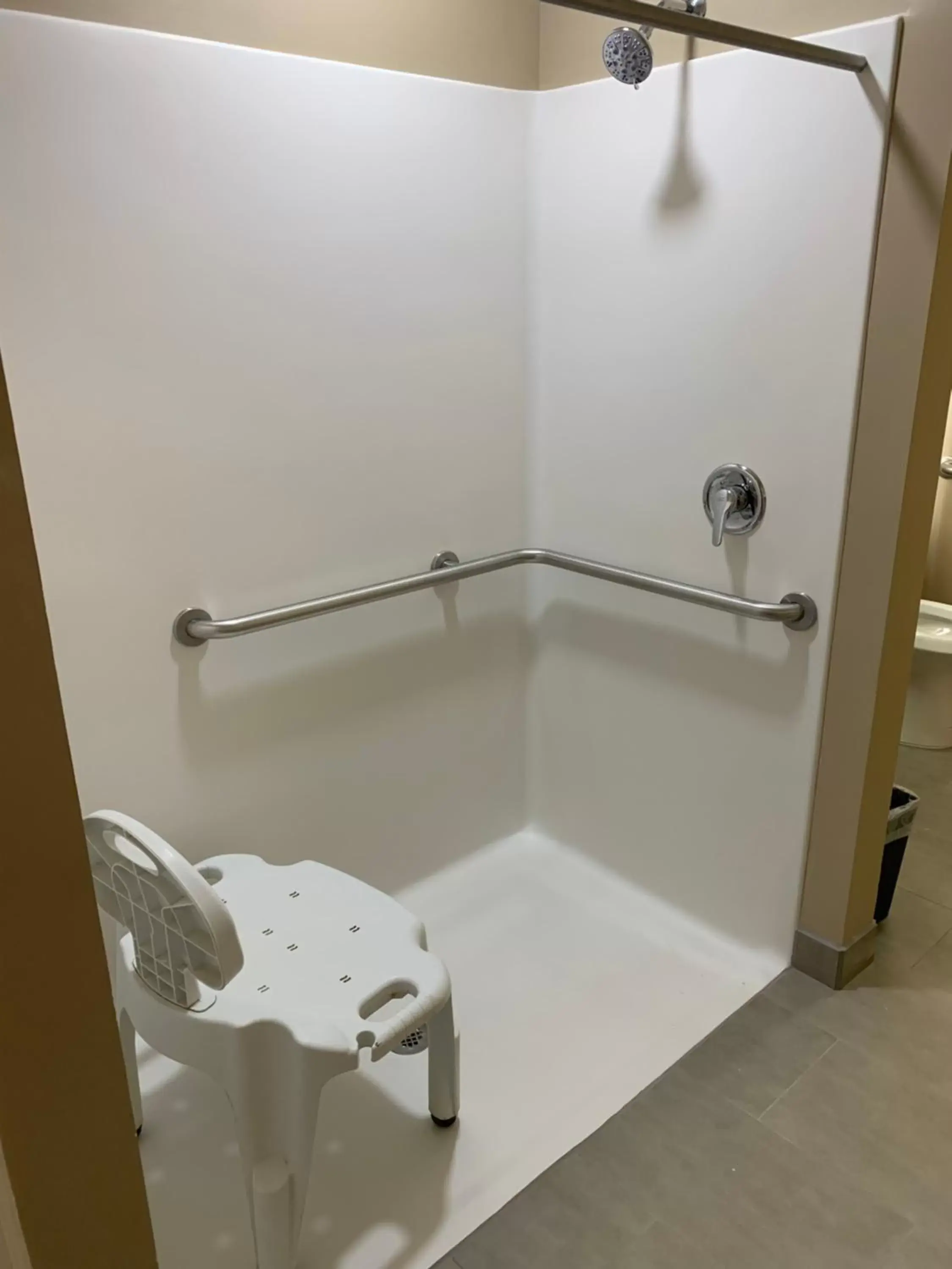 Shower, Bathroom in Super 8 by Wyndham Joliet