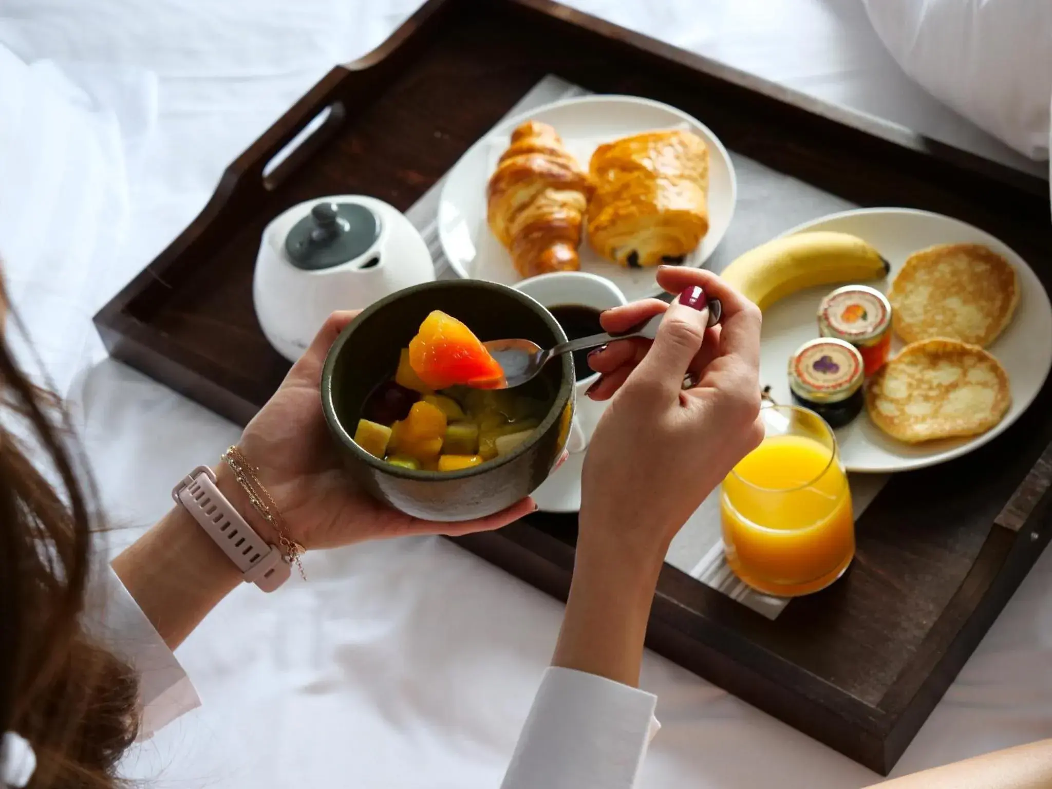 Breakfast in Plan B Hotel - Living Chamonix