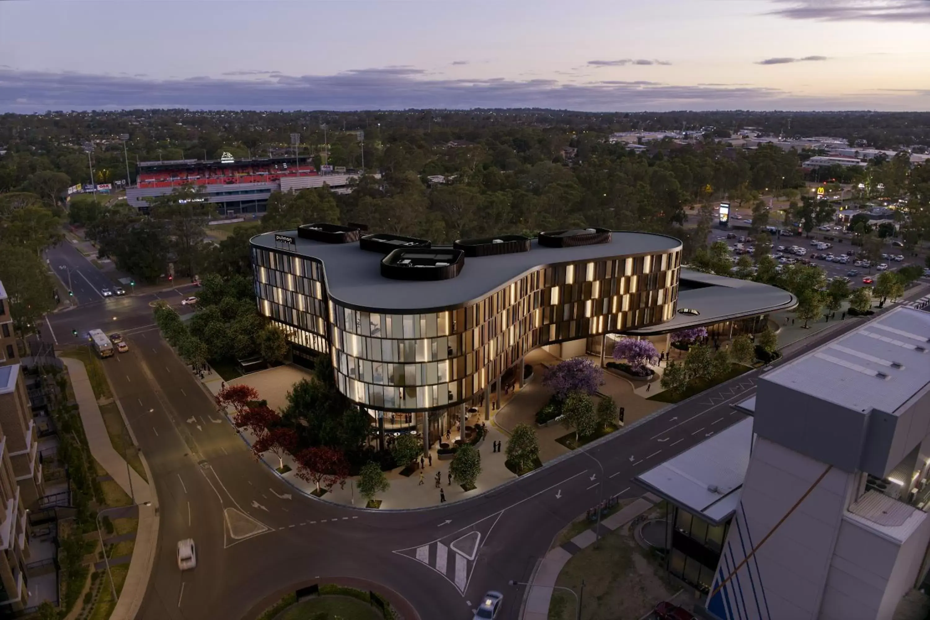 Property building, Bird's-eye View in Pullman Sydney Penrith