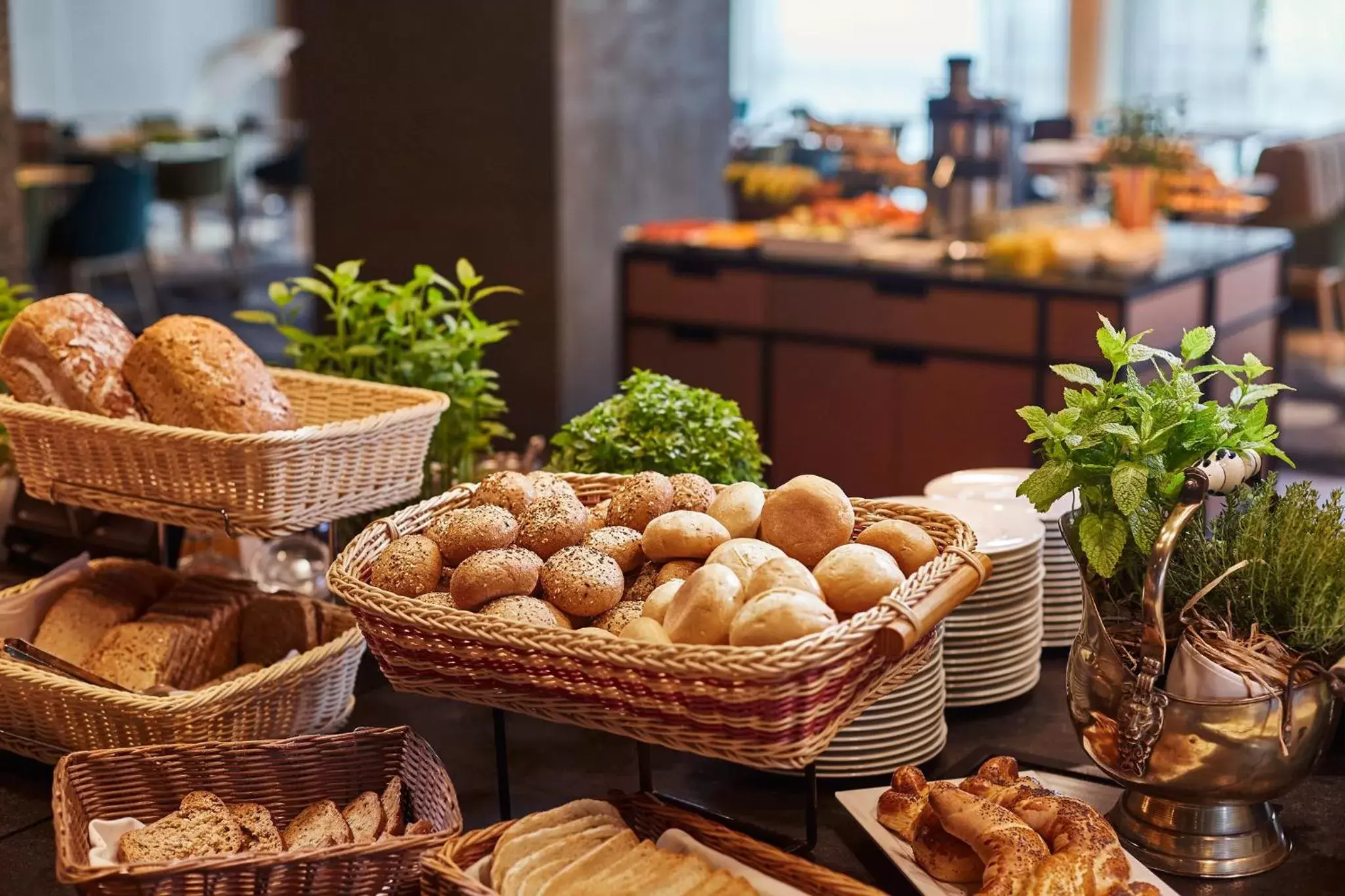 Buffet breakfast in Hotel Mercure Poznań Centrum