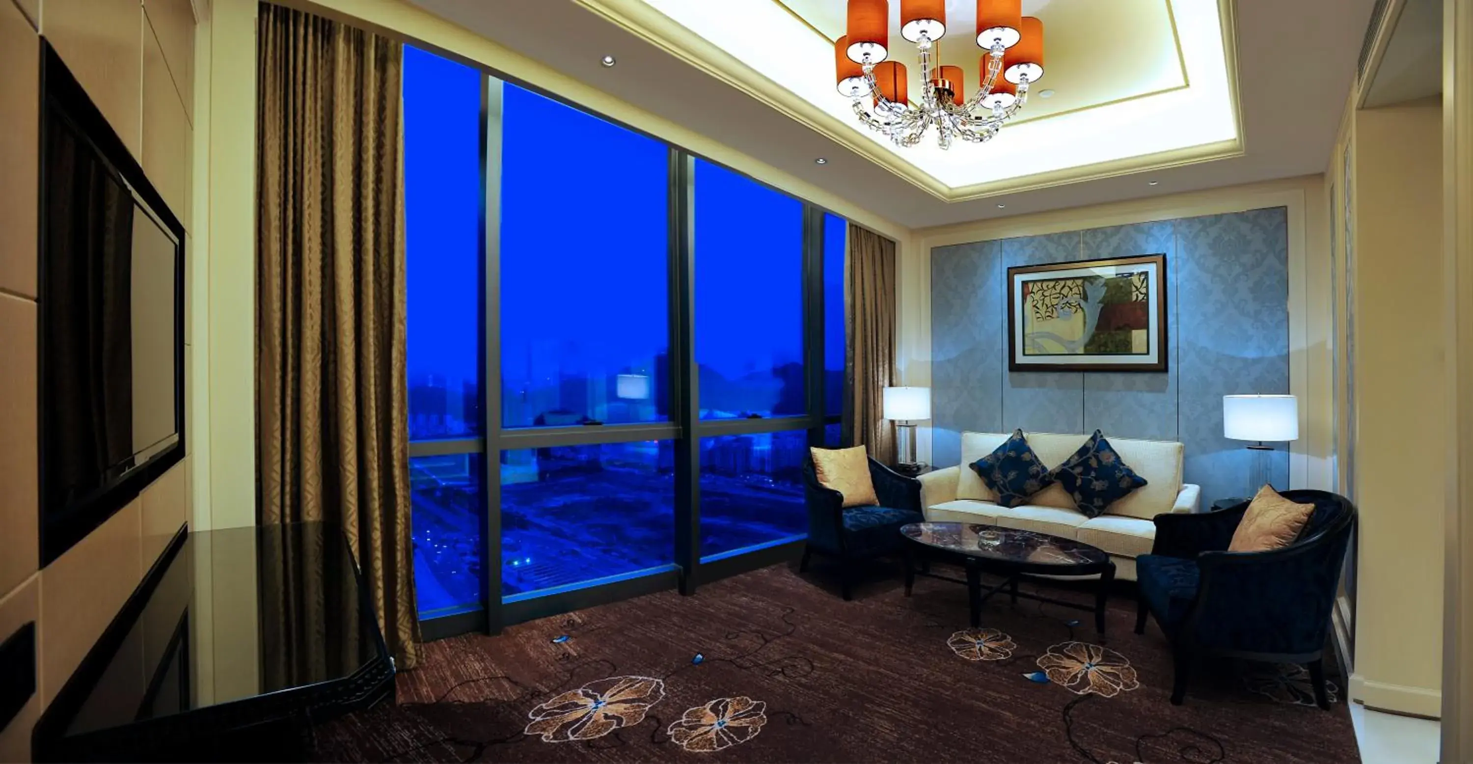 Photo of the whole room, Seating Area in Kande International Hotel Dongguan