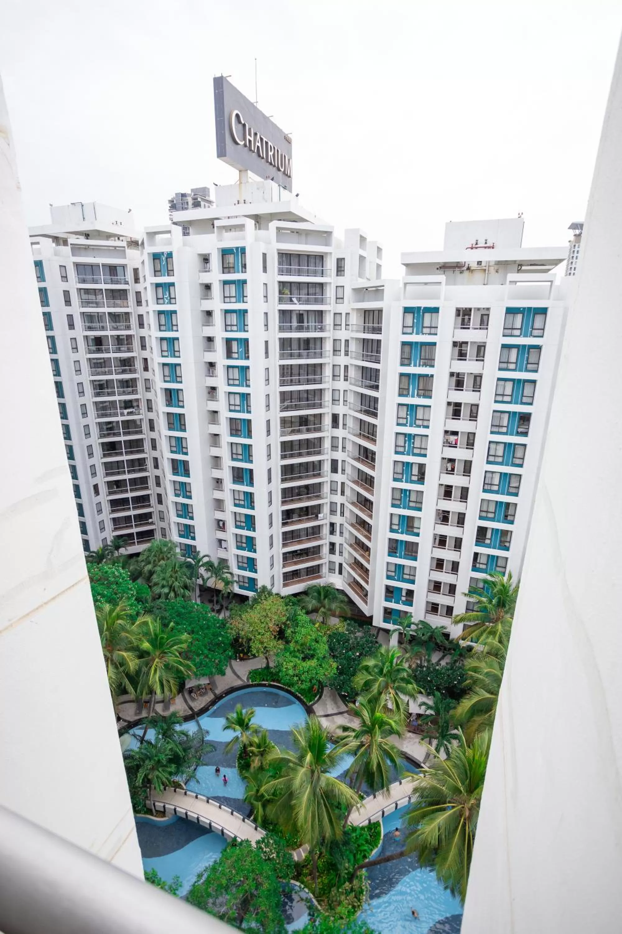 Garden view in Chatrium Sathon Bangkok
