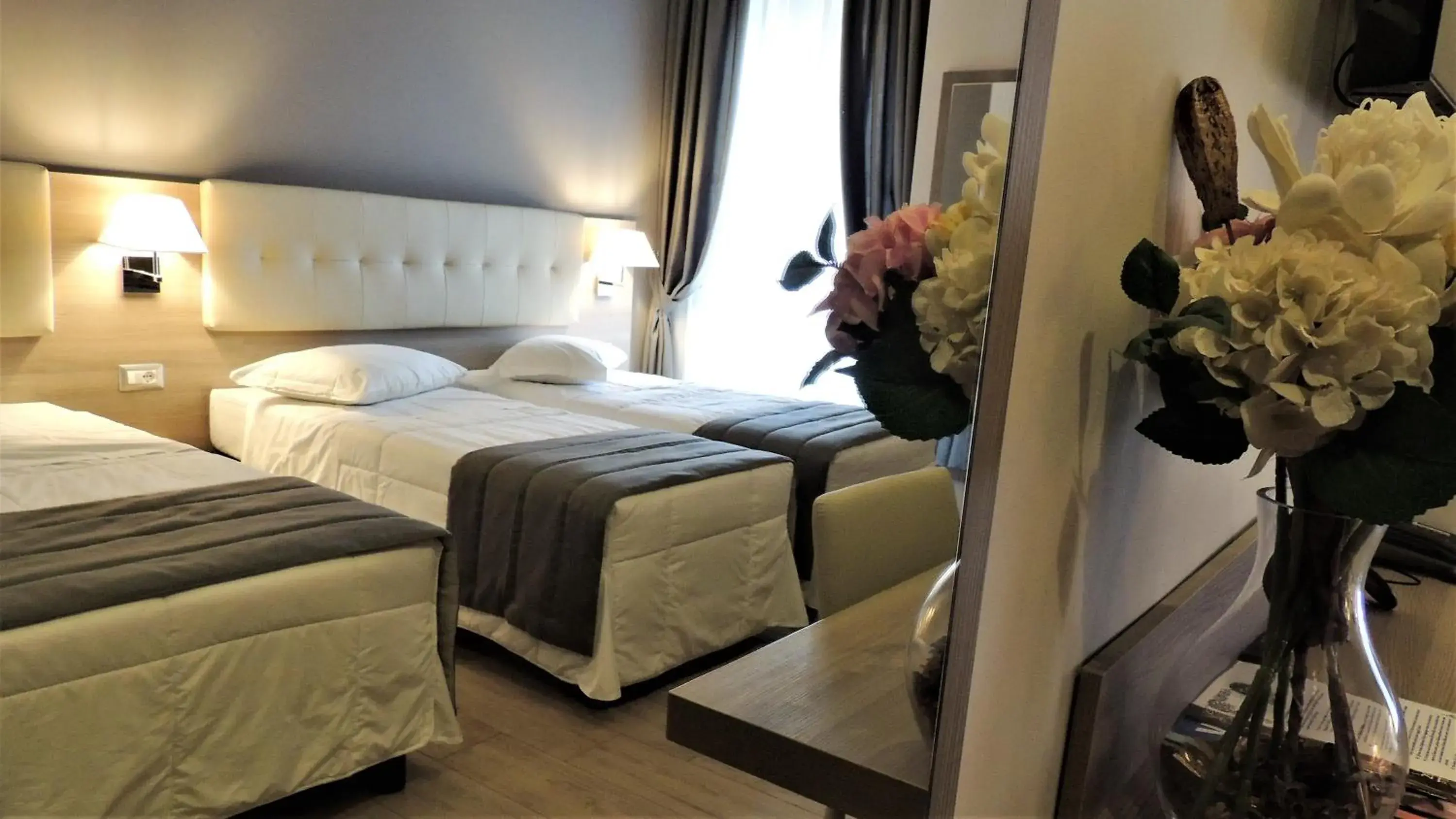 Bed in Hotel Accursio