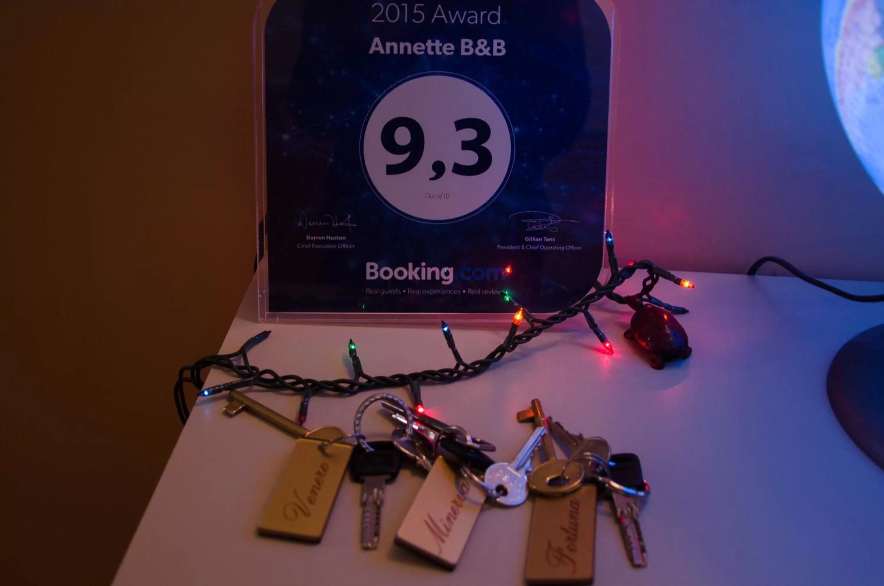 Lobby or reception in Annette B&B