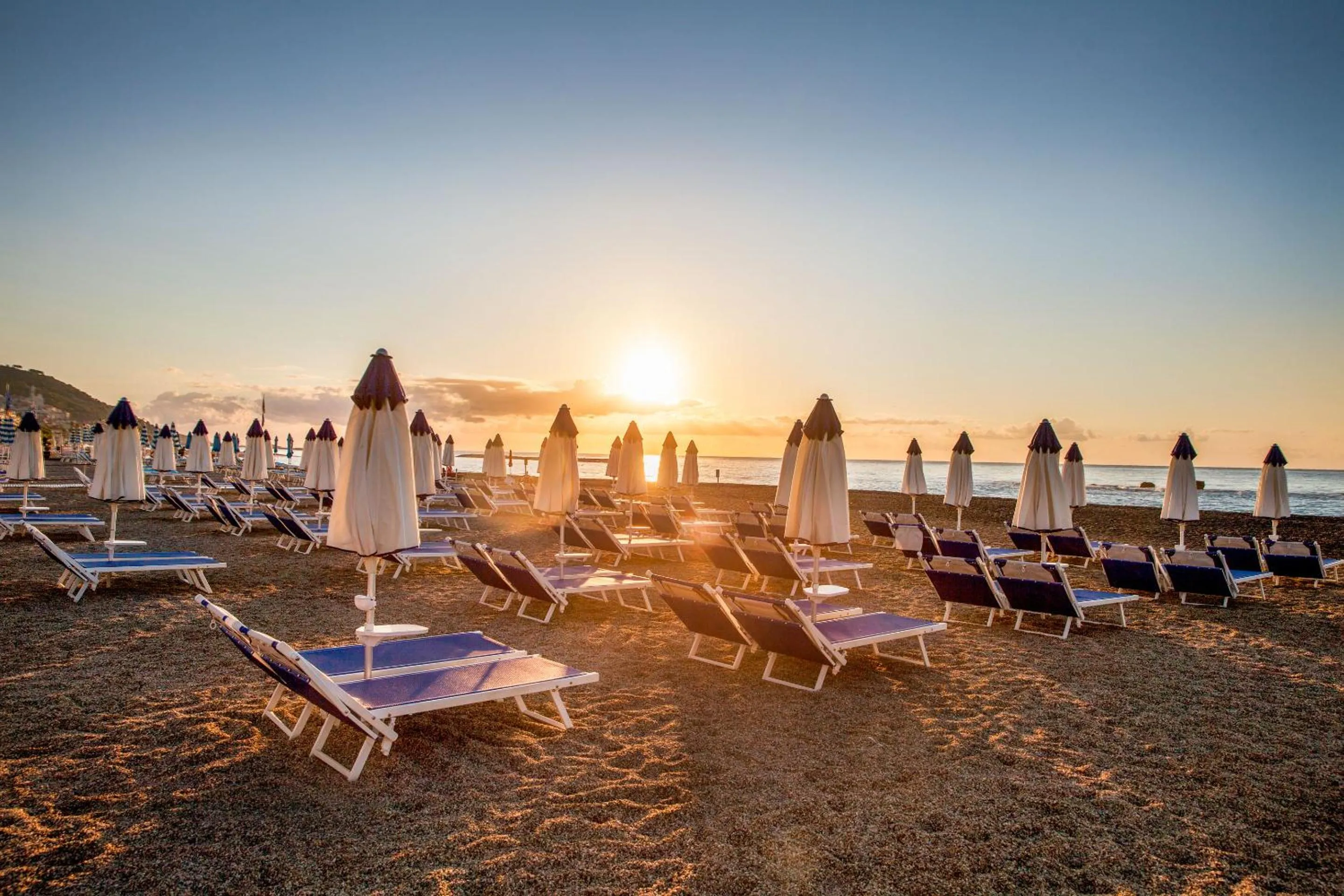 Beach in Grand Hotel Diana Majestic