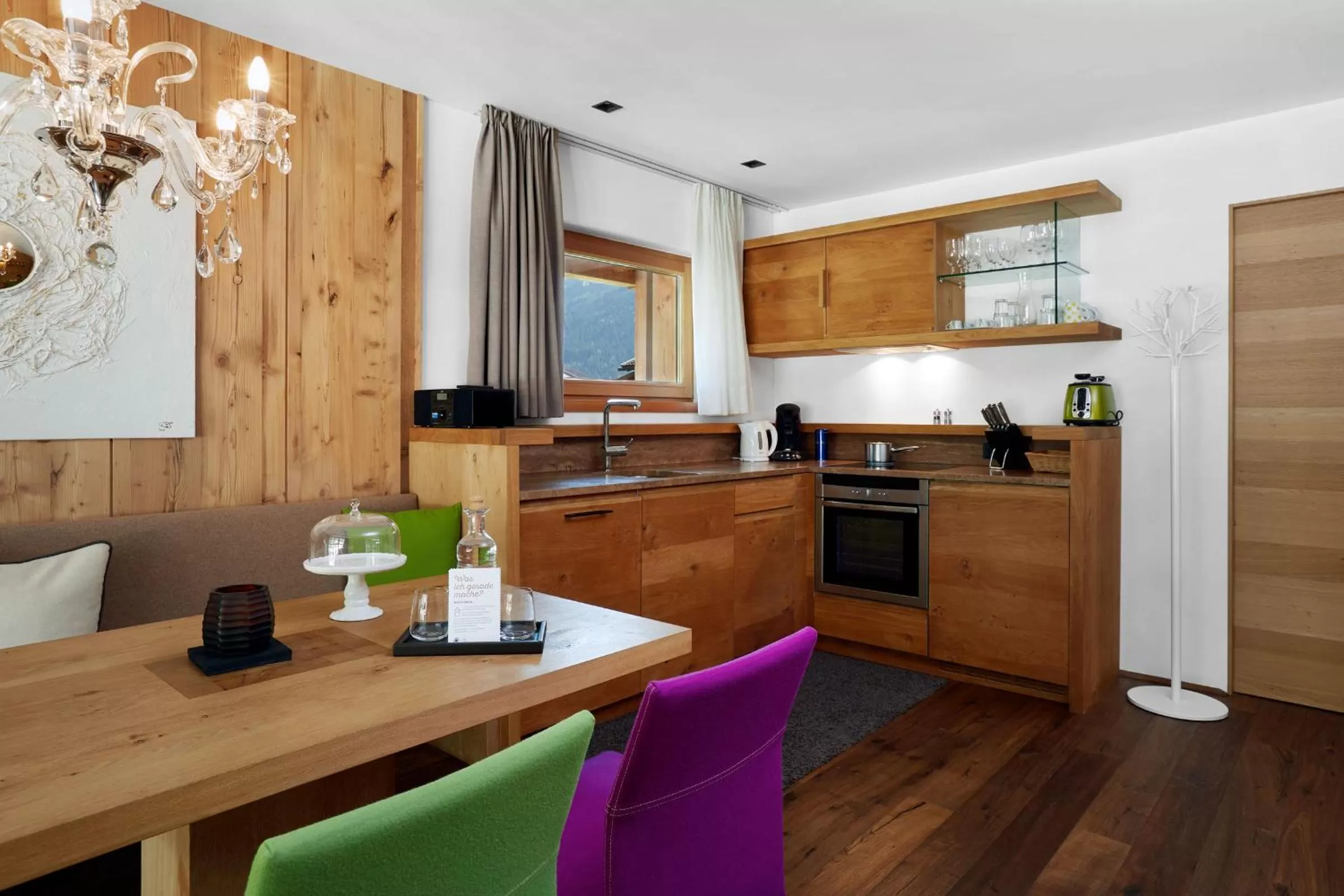 Kitchen or kitchenette in Small Luxury Hotel of the World - DasPosthotel