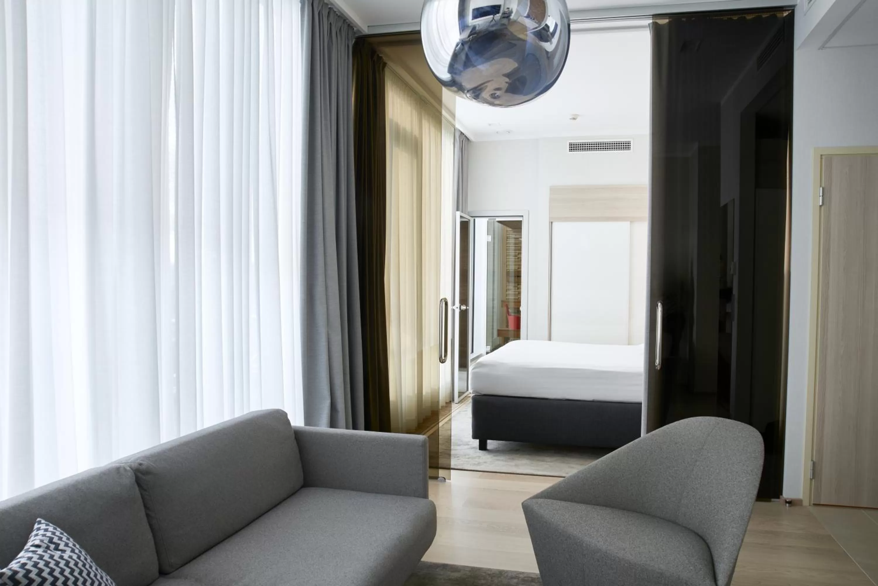 Living room, Bed in Tallink Spa & Conference Hotel