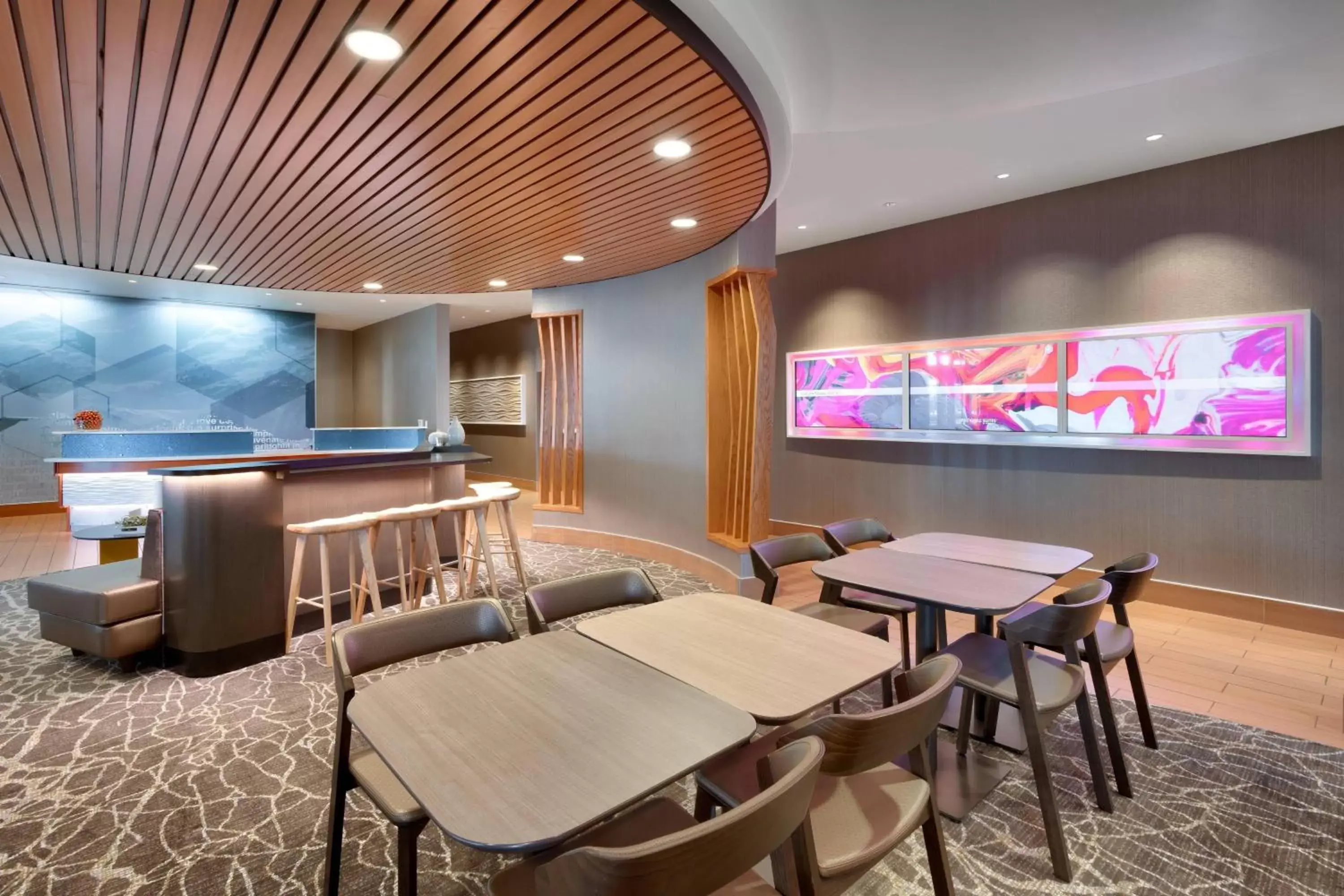 Lobby or reception, Restaurant/Places to Eat in SpringHill Suites by Marriott Salt Lake City Draper