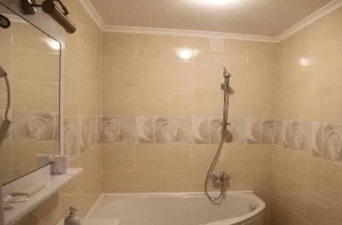 Bathroom in Hotel and Restaurant Velure