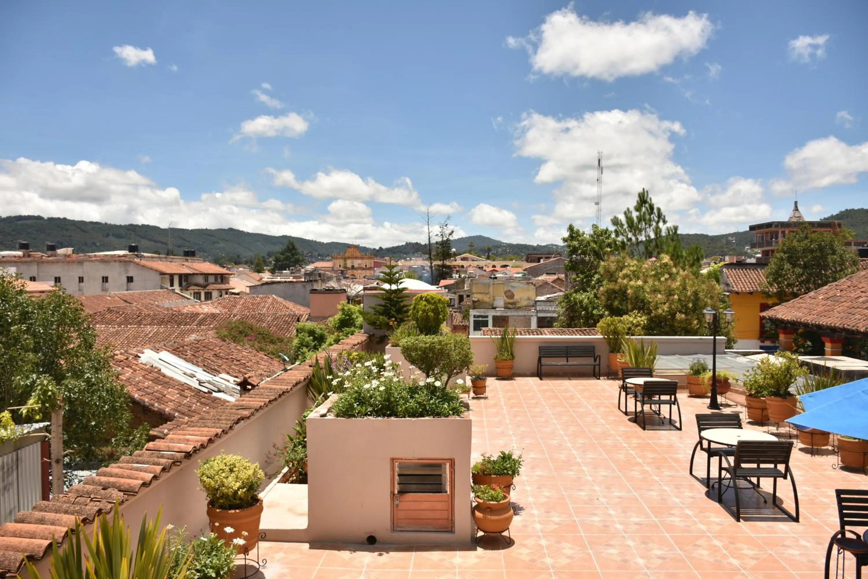 Balcony/Terrace in Hotel Mansion Del Valle