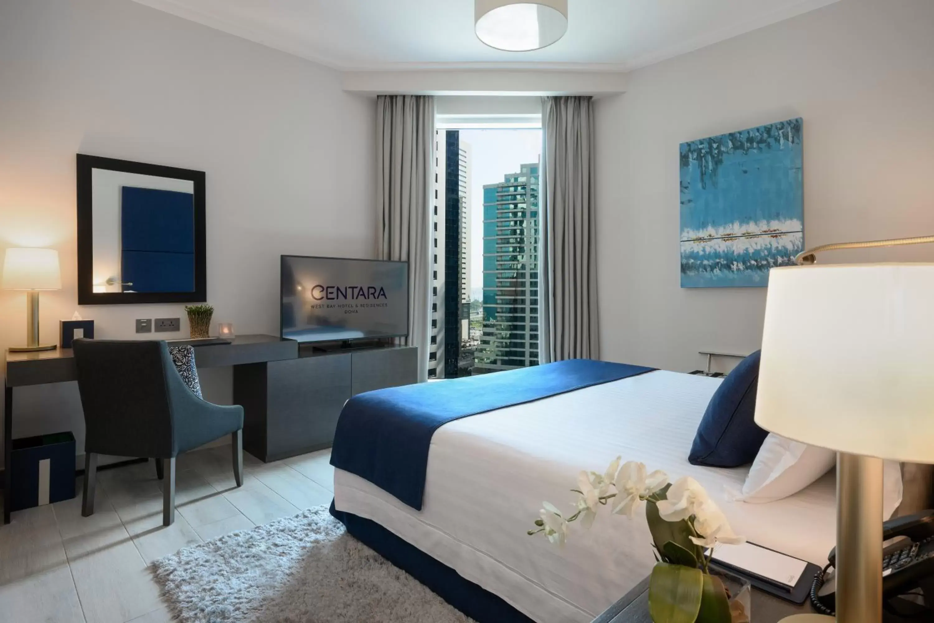 Bed in Centara West Bay Hotel & Residences Doha