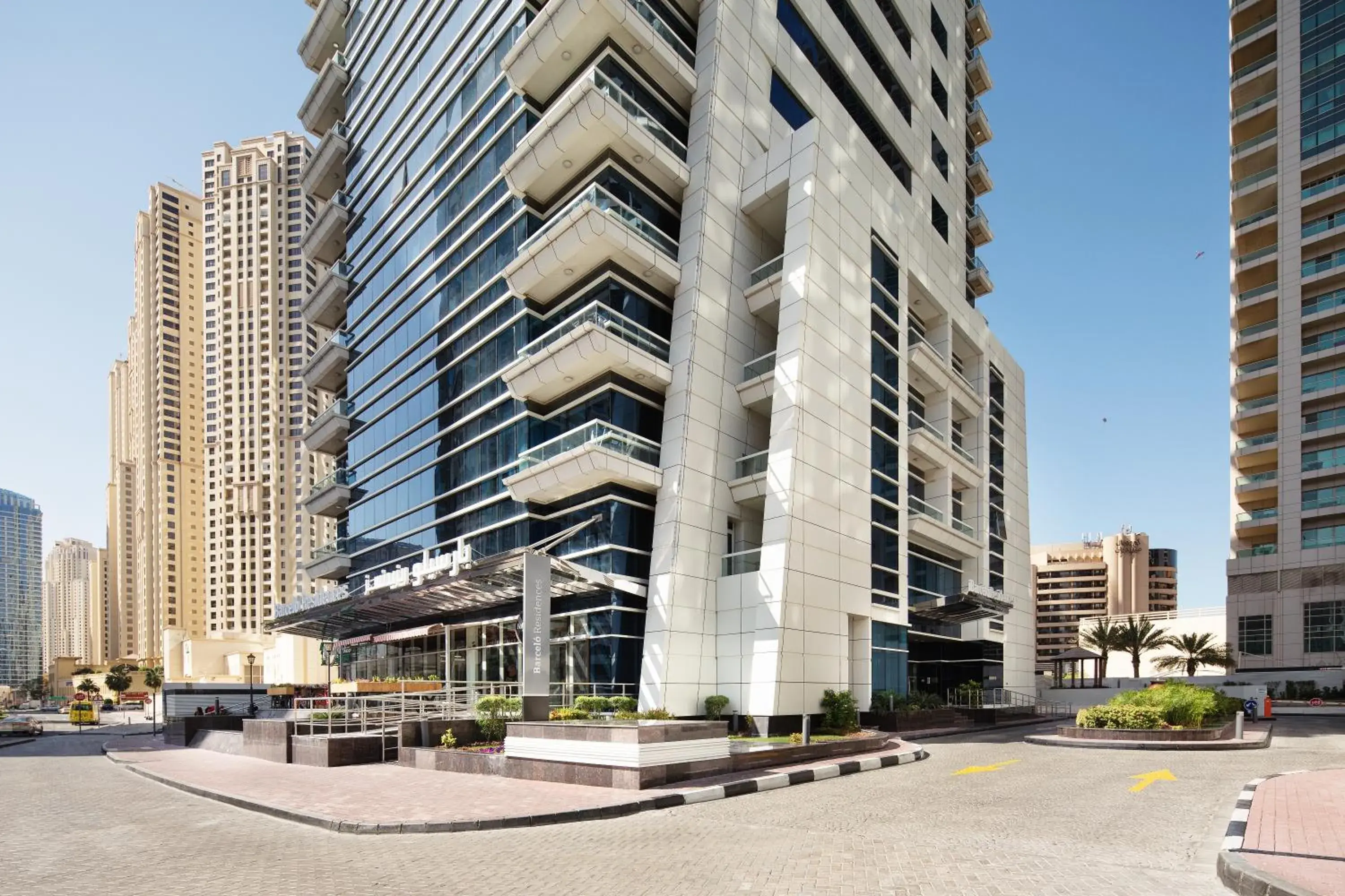 Facade/entrance, Property Building in Barceló Residences Dubai Marina