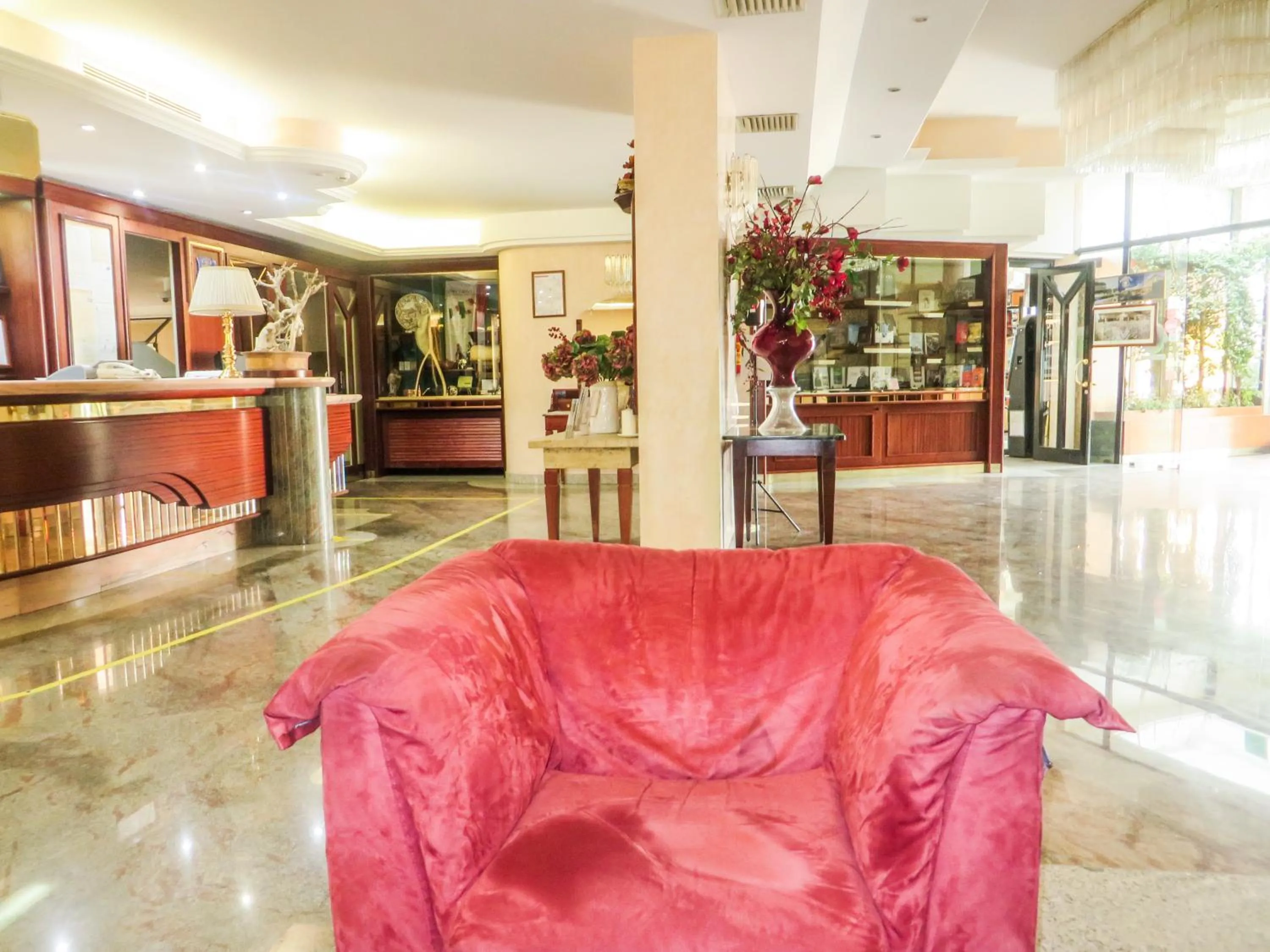 Lobby or reception in Grand Hotel Europa