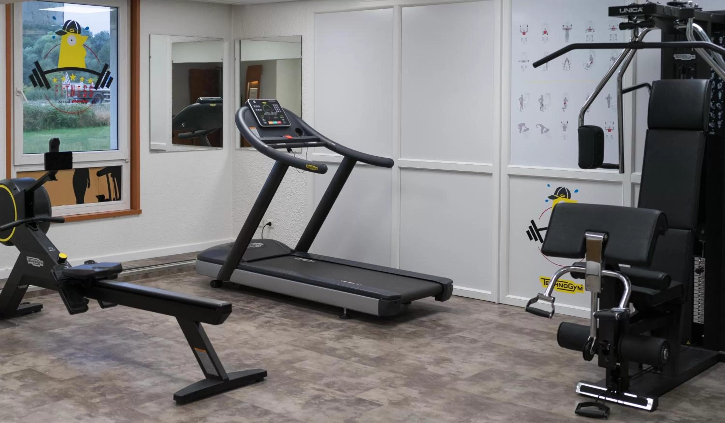 Fitness centre/facilities in Kyriad Montchanin le Creusot