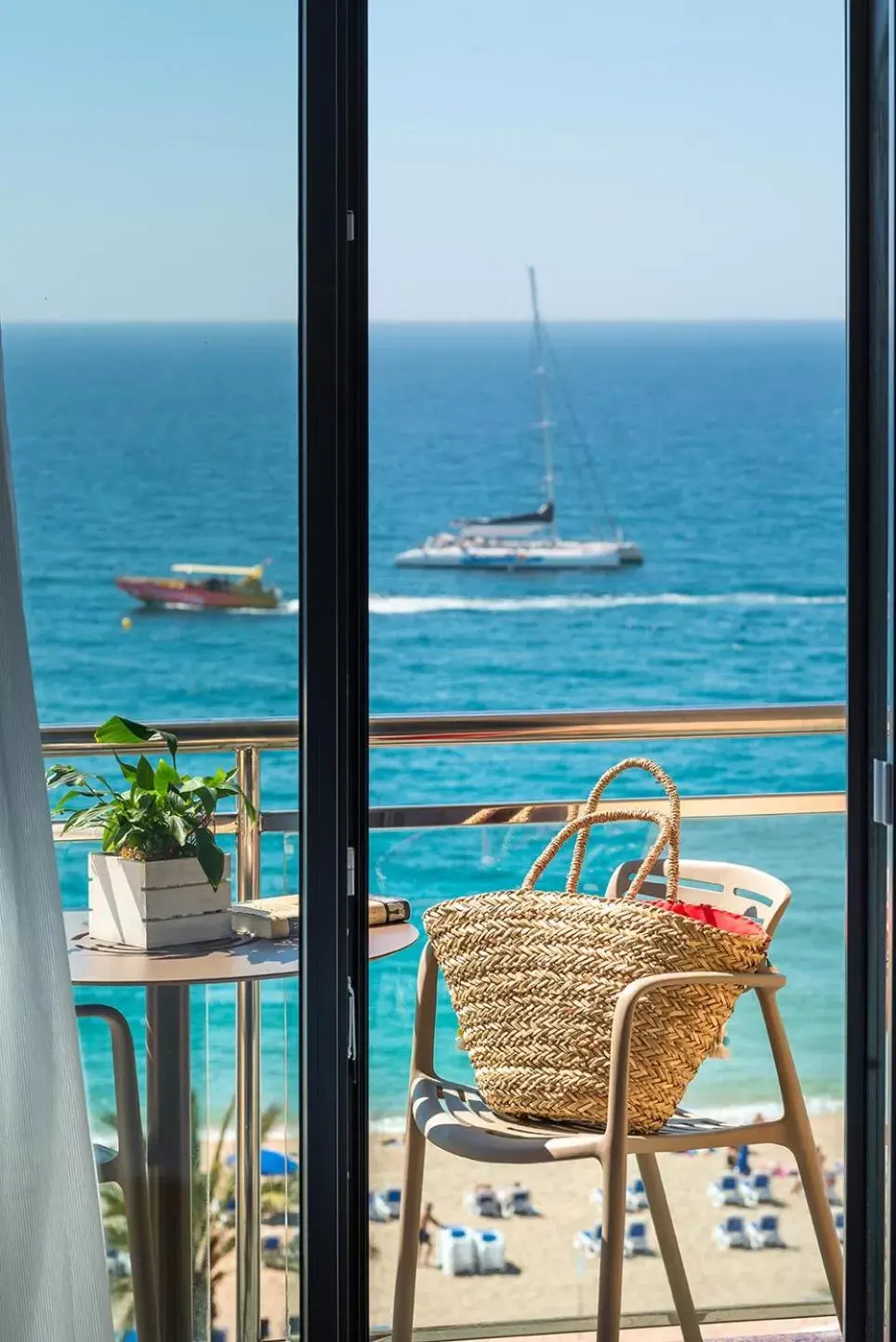 Balcony/Terrace, Sea View in Hotel Marsol