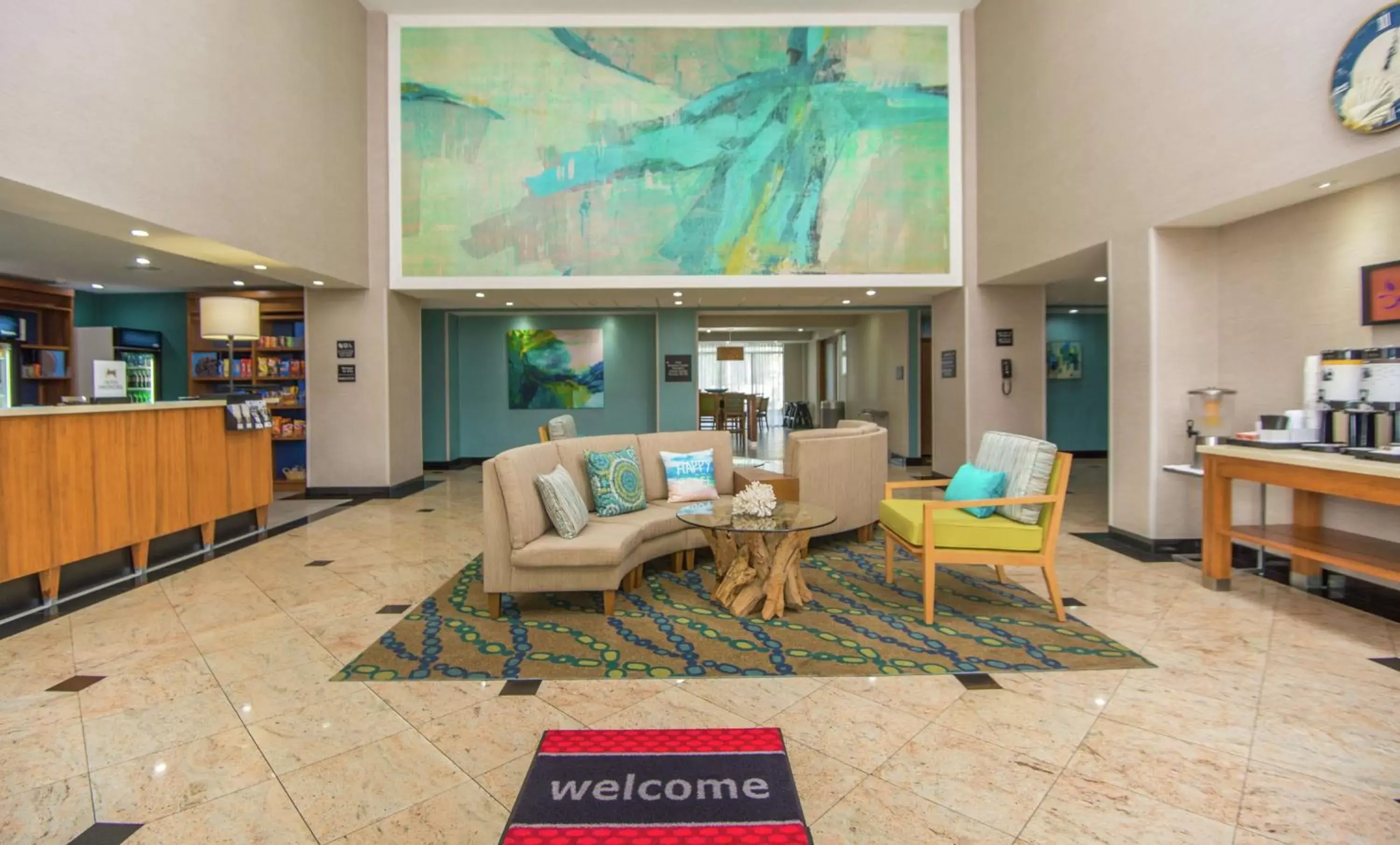 Lobby or reception, Lobby/Reception in Hampton Inn Jacksonville South/I-95 at JTB