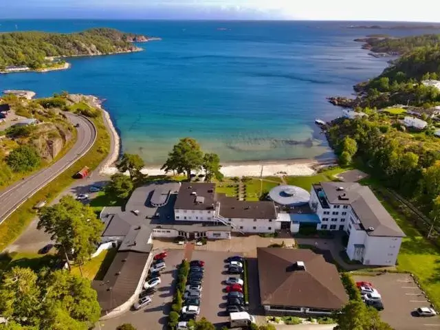 Natural landscape, Bird's-eye View in Strand Hotel Fevik - by Classic Norway Hotels