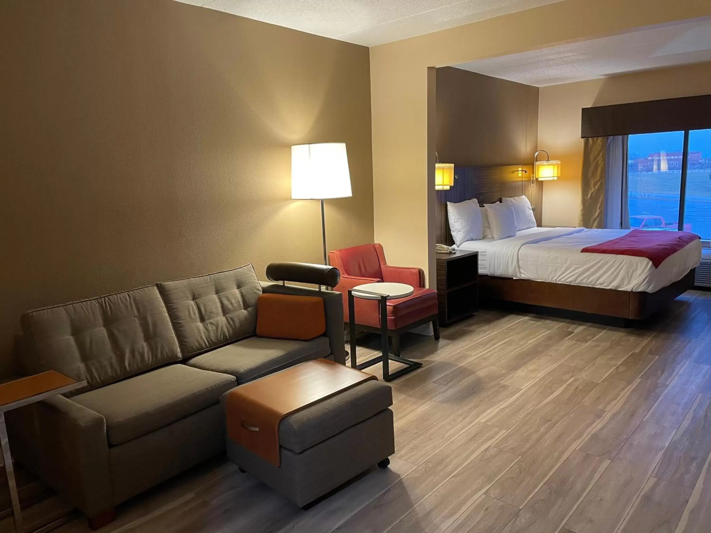 Bed in Ramada by Wyndham Harrisburg/Hershey Area