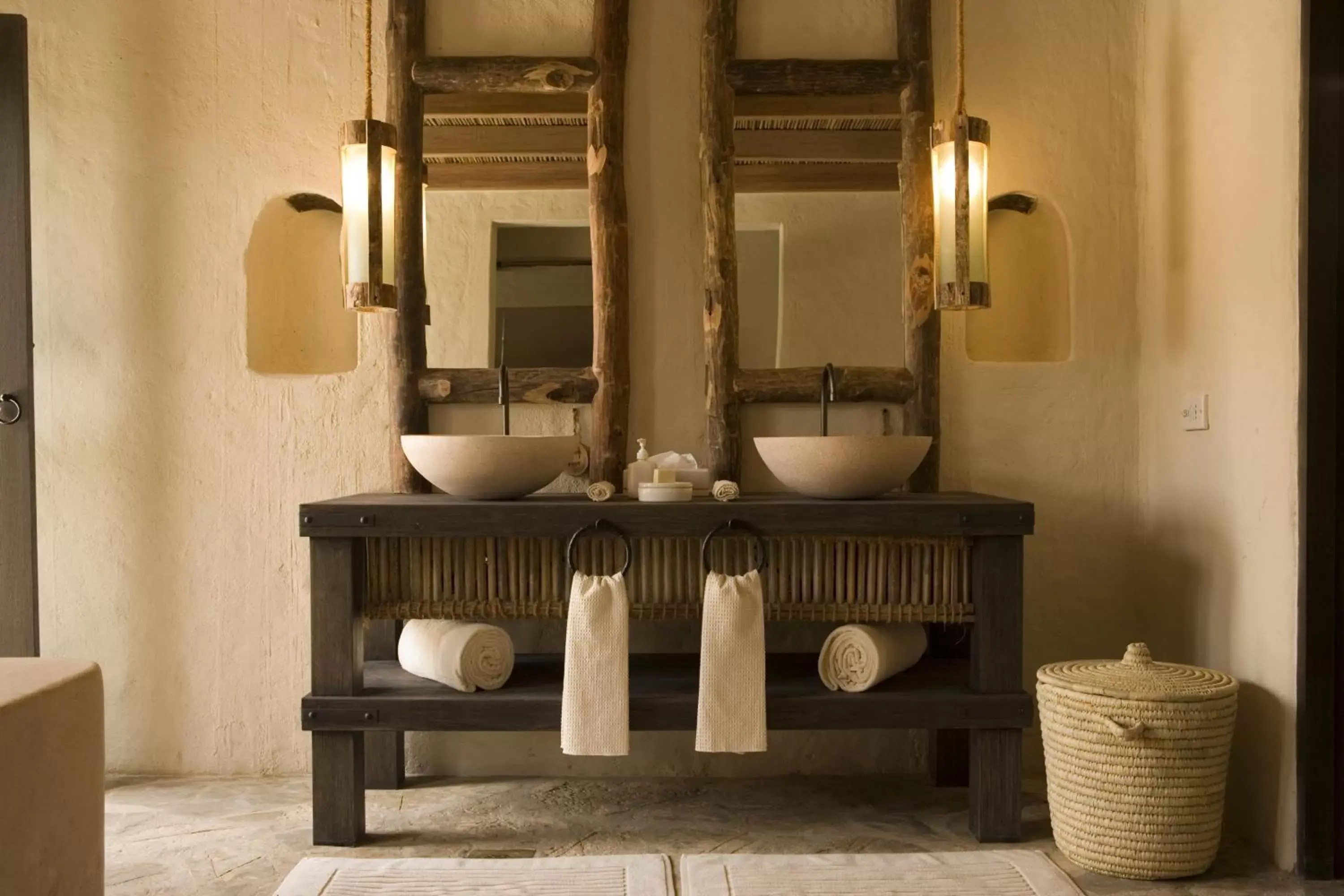 Bathroom in Six Senses Zighy Bay