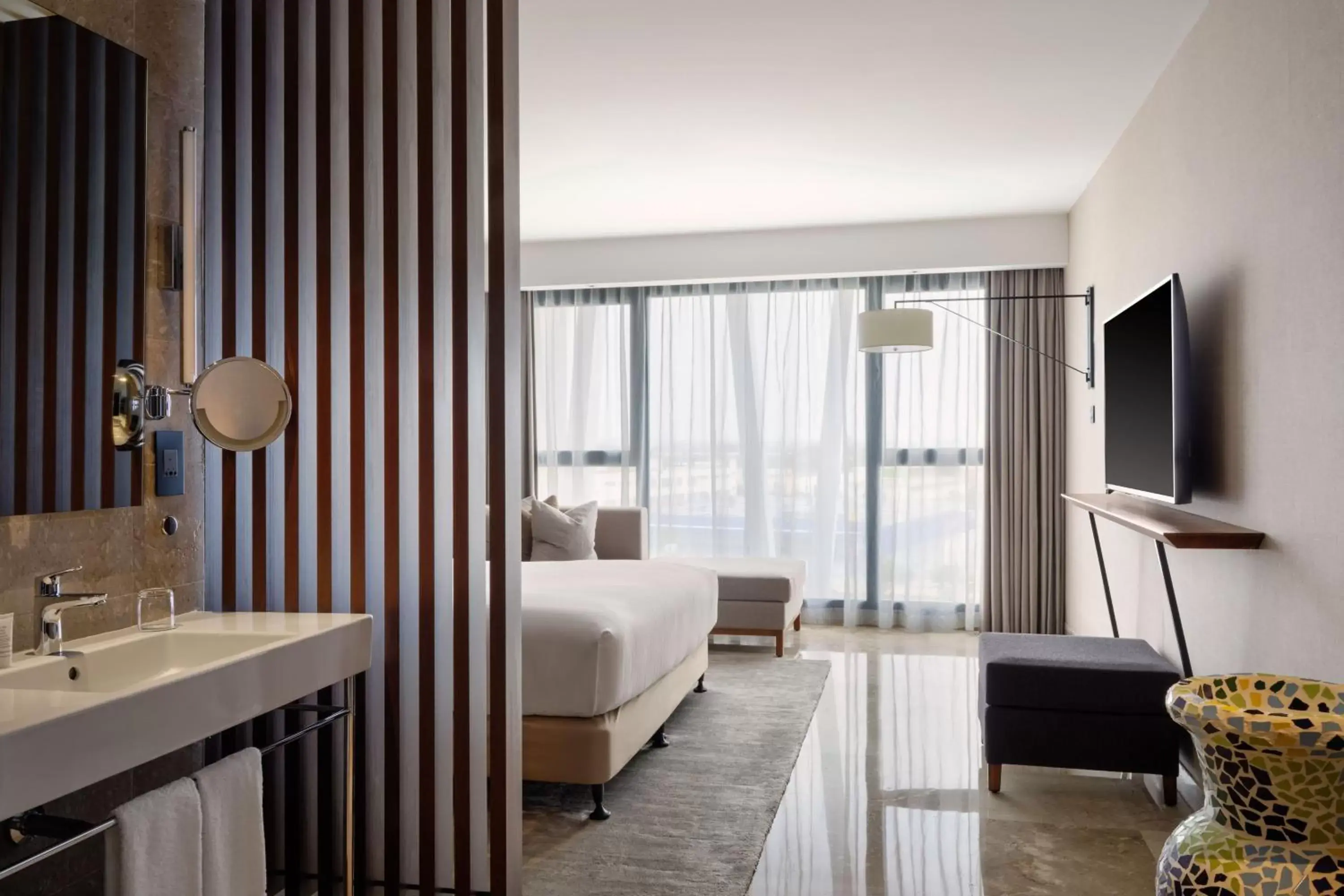 Bedroom in Tunis Marriott Hotel